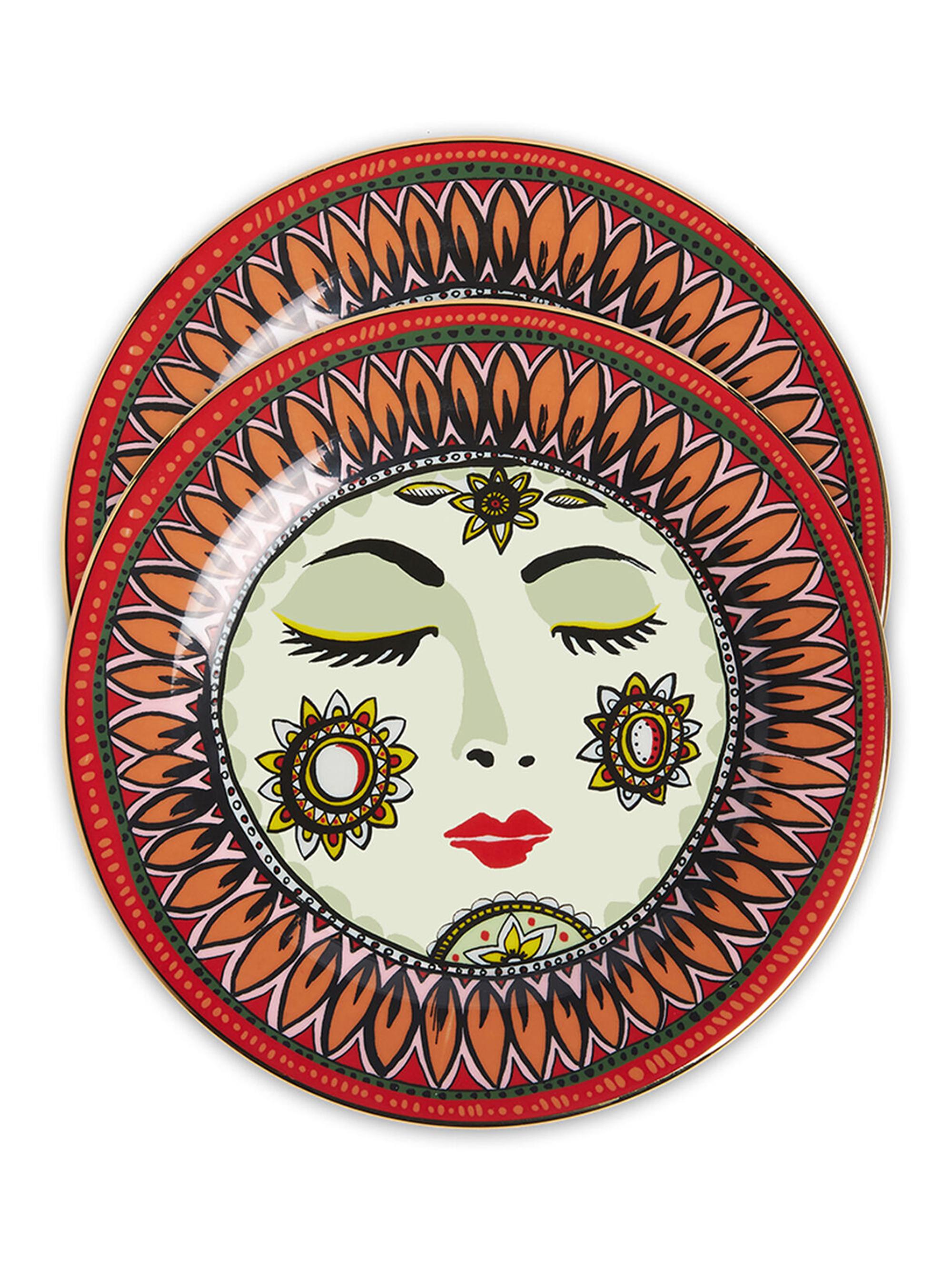 La DoubleJ Dessert Plates Set of 2 - Orange