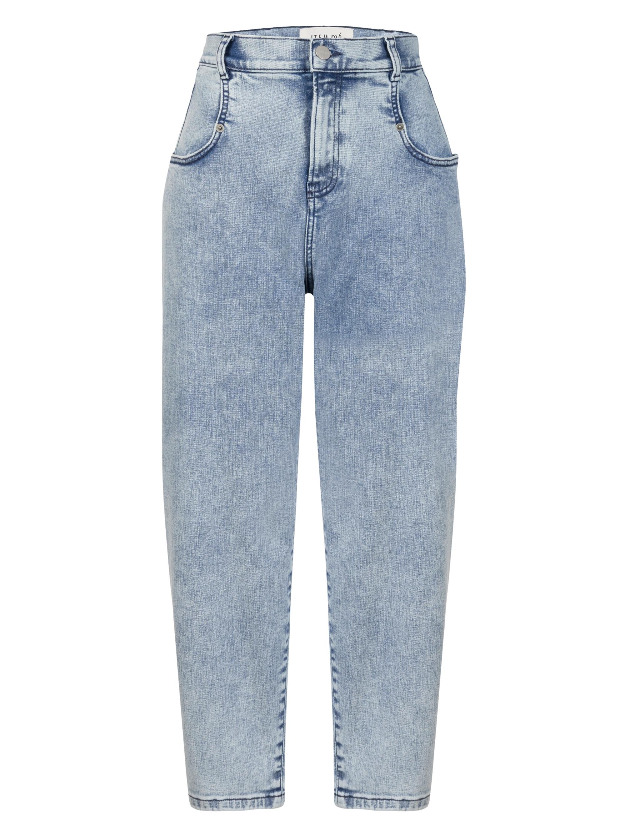 Item M6 Women's Relaxed High Rise Pants - Light Blue
