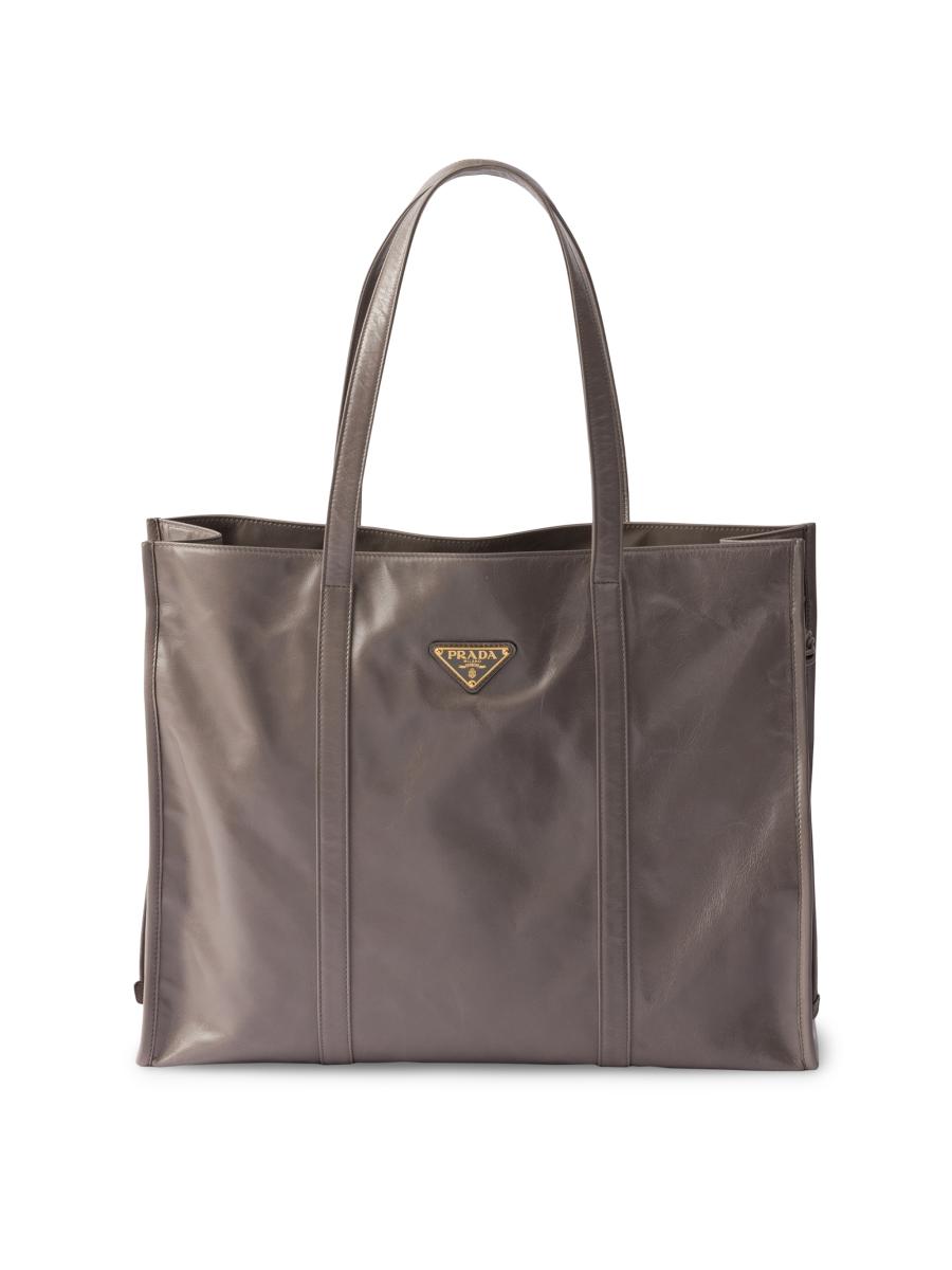 トートバッグ Prada Large Shopping Bag In Grainy Leather 0400021234947_BLACK?wid=600&
