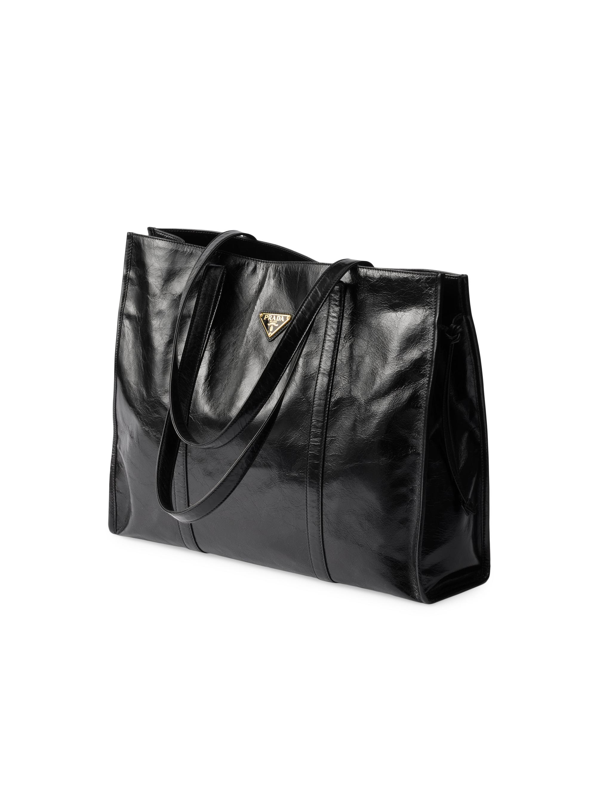Prada Large Leather Tote Bag | Saks Fifth Avenue
