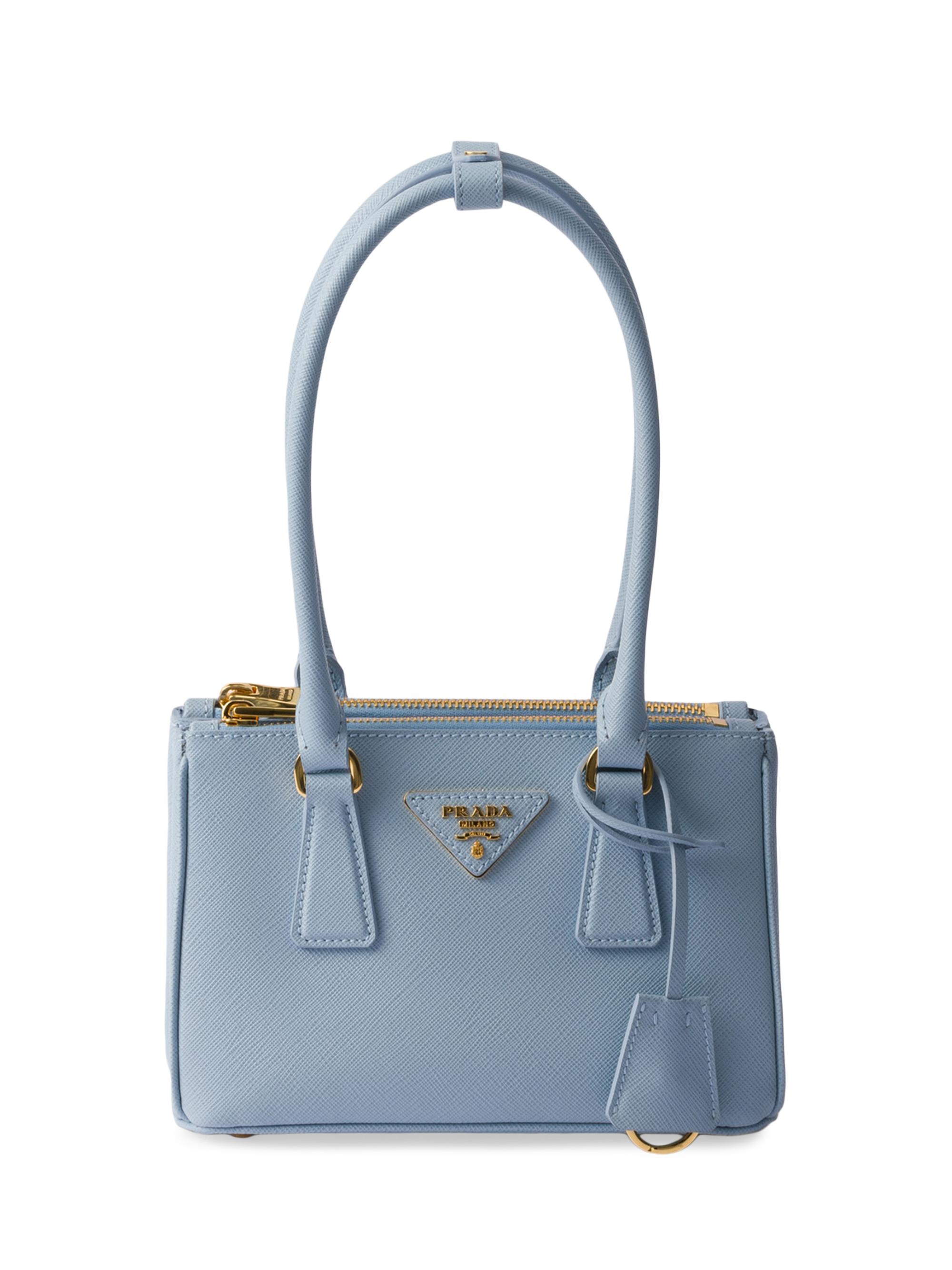 Prada Women's Galleria Saffiano Leather Mini-Bag - Blue
