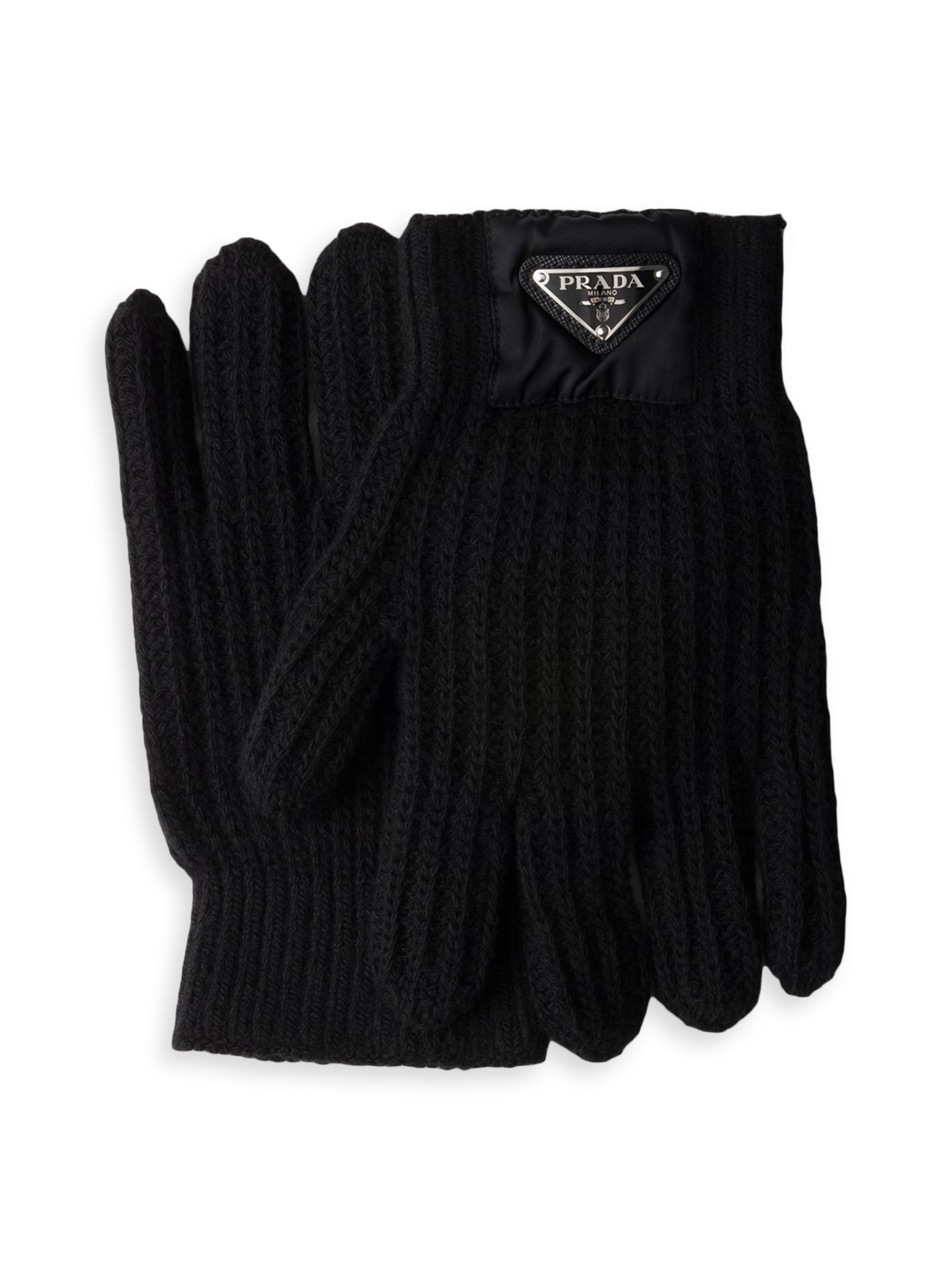 Prada Wool and Cashmere Gloves | Saks Fifth Avenue