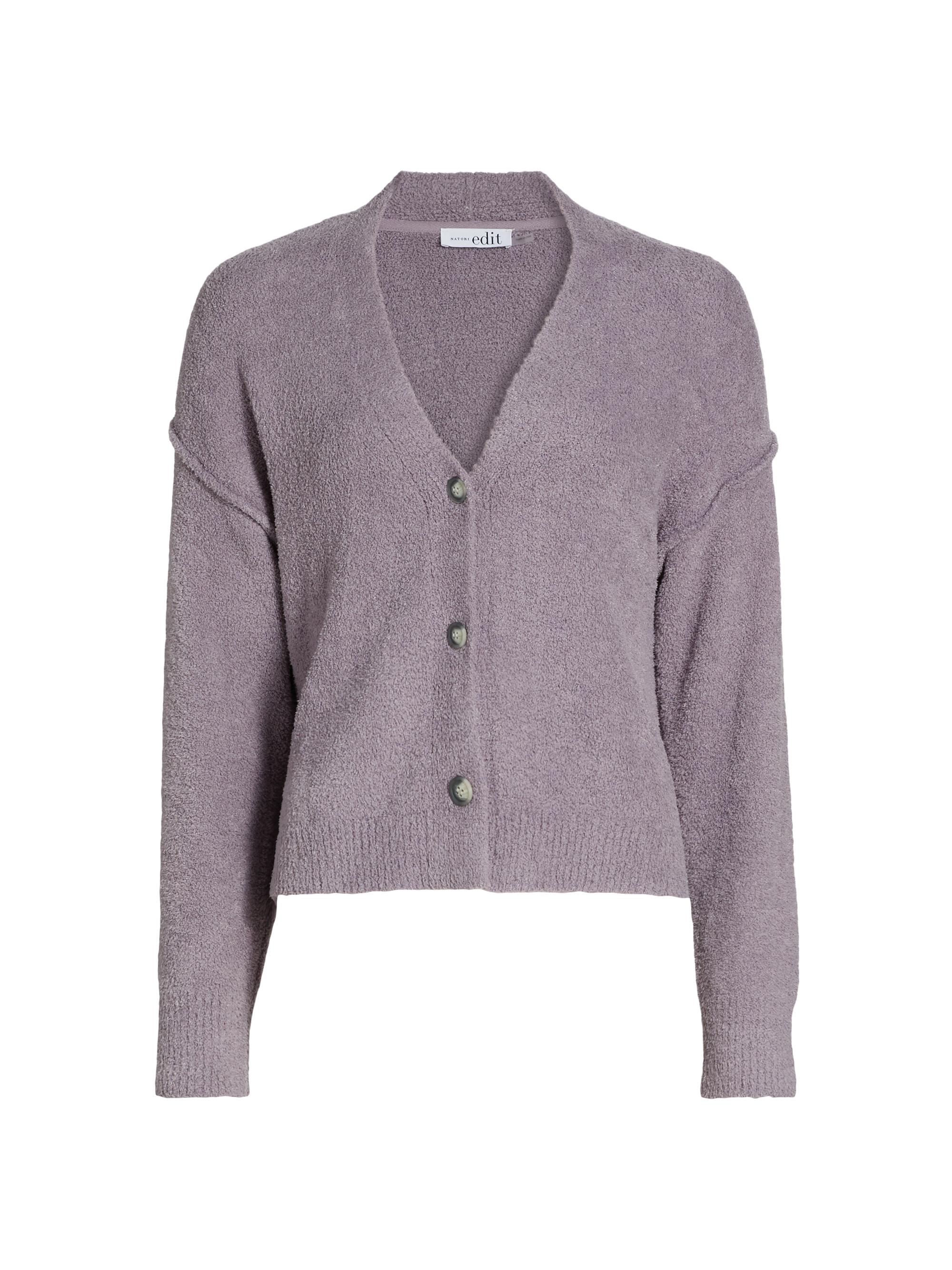 Natori EDIT Women's Luna V-Neck Cardigan - Wisteria