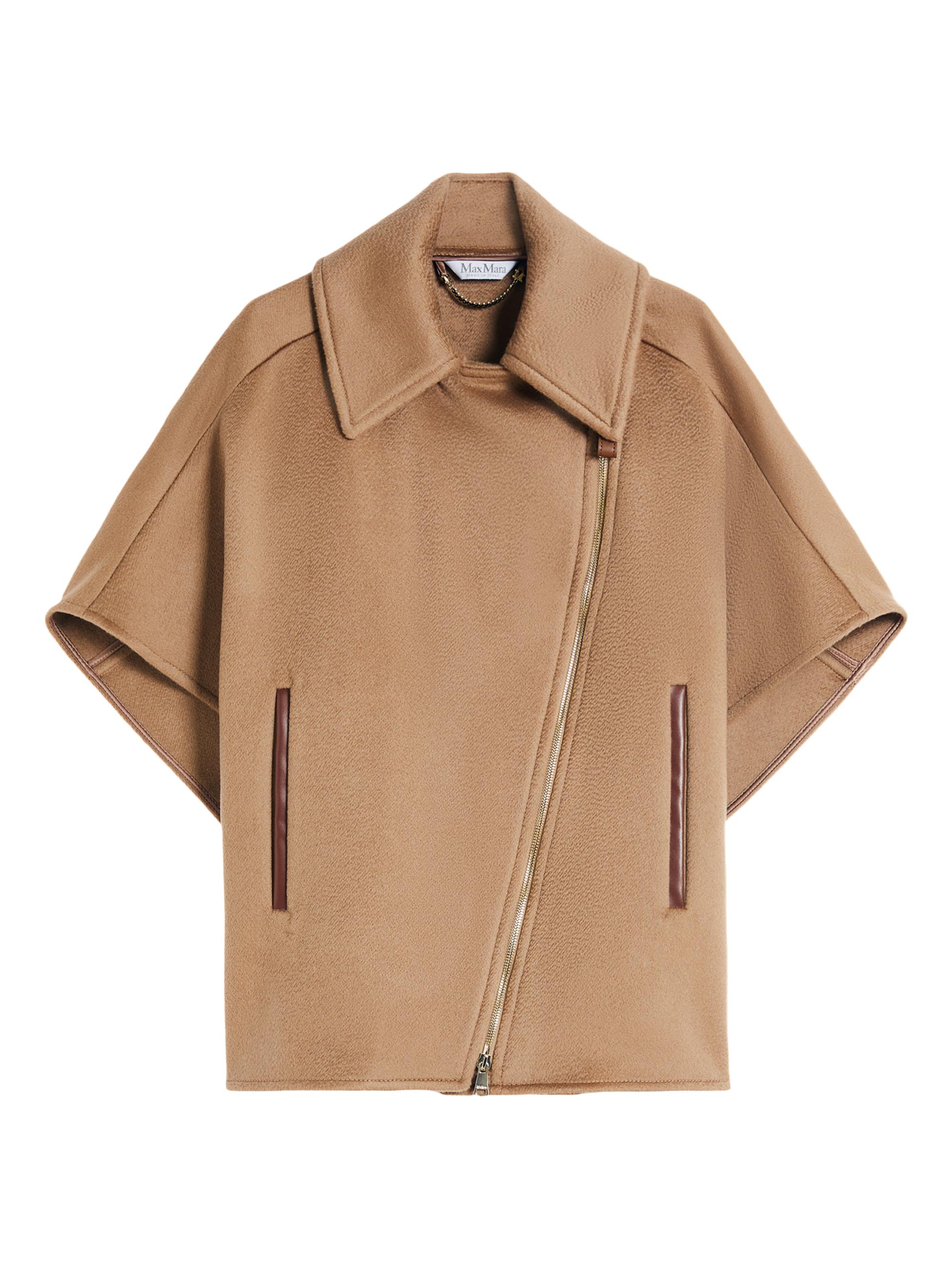 Max Mara Women's Segnale Cashmere Cape-Sleeve Jacket - Camel