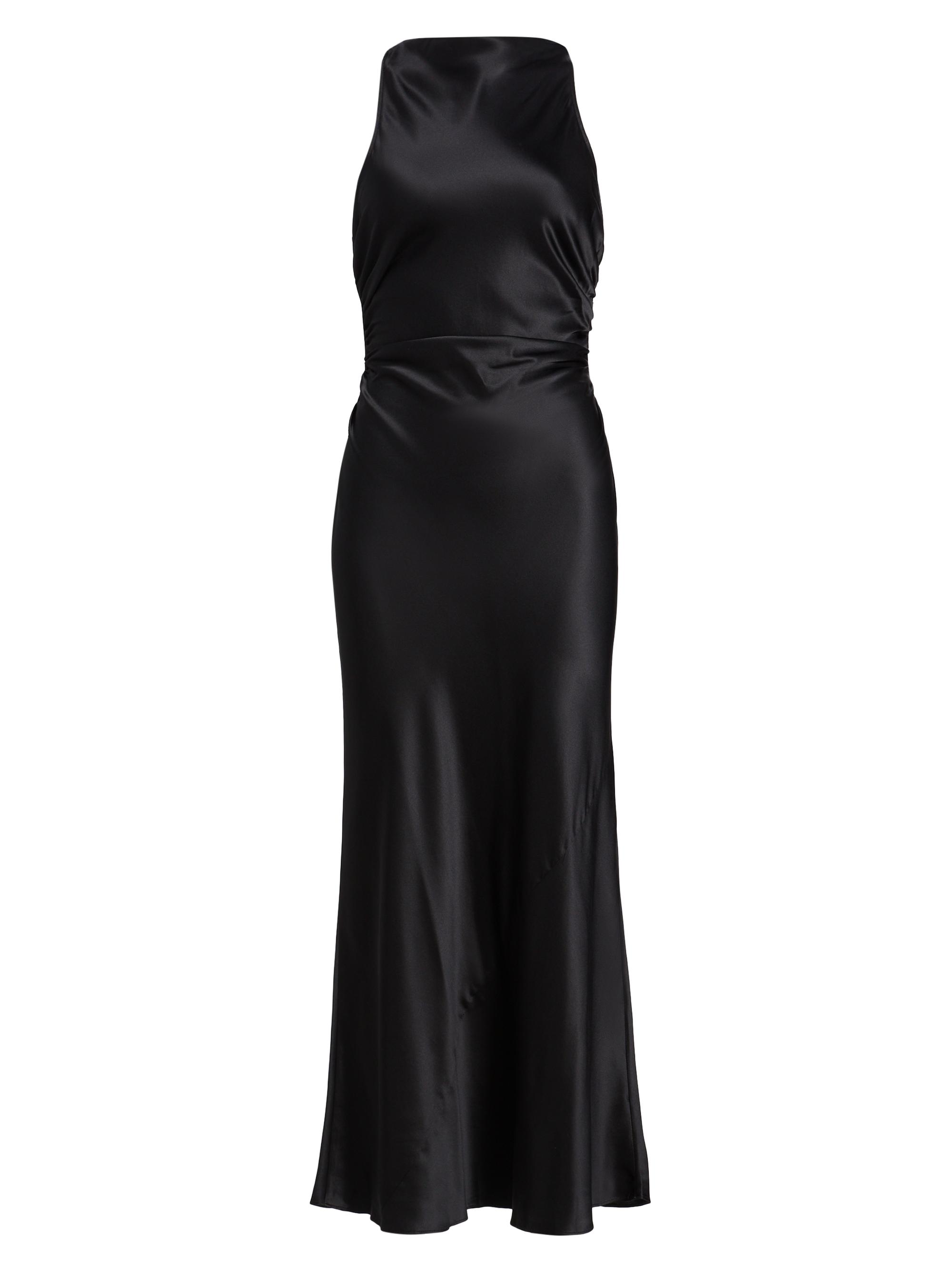Reformation Women's Casette Silk Maxi Dress - Black