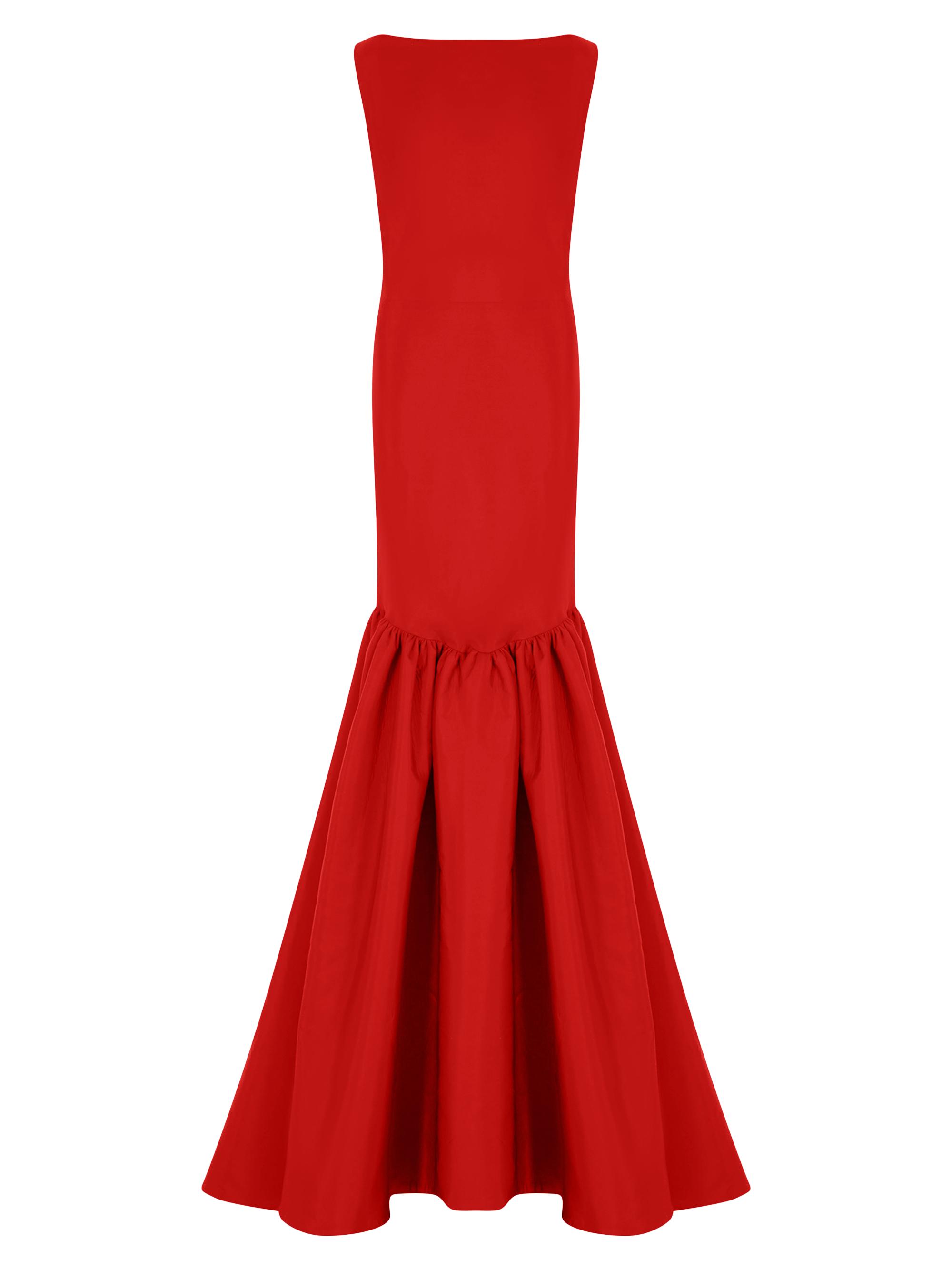 〈期間限定お値下げ〉dress production （W174） The New Arrivals Ilkyaz Ozel Ambra Satin Column Gown | Saks Fifth