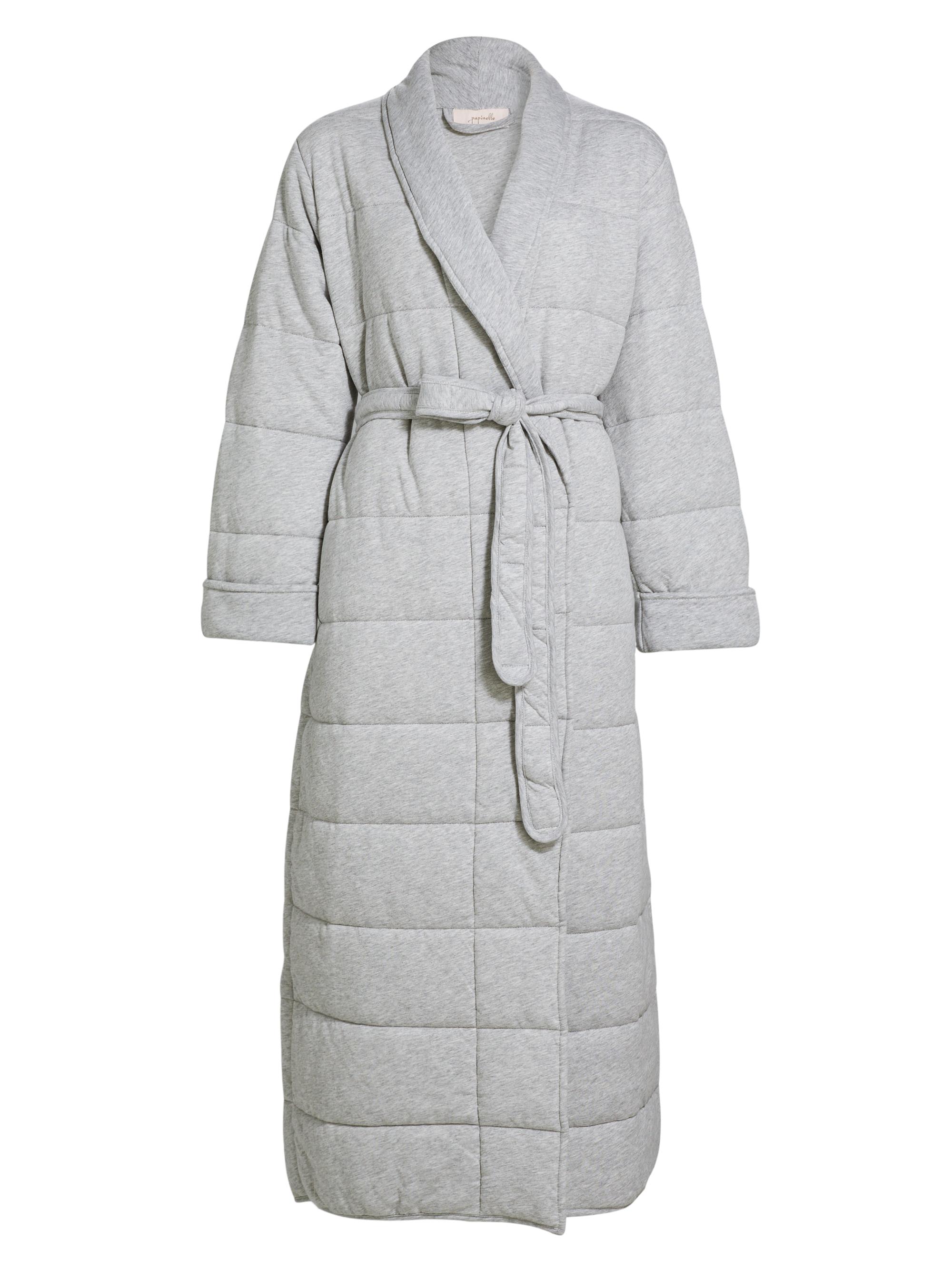 Papinelle Women's Cuddle Puffa Maxi Robe - Grey