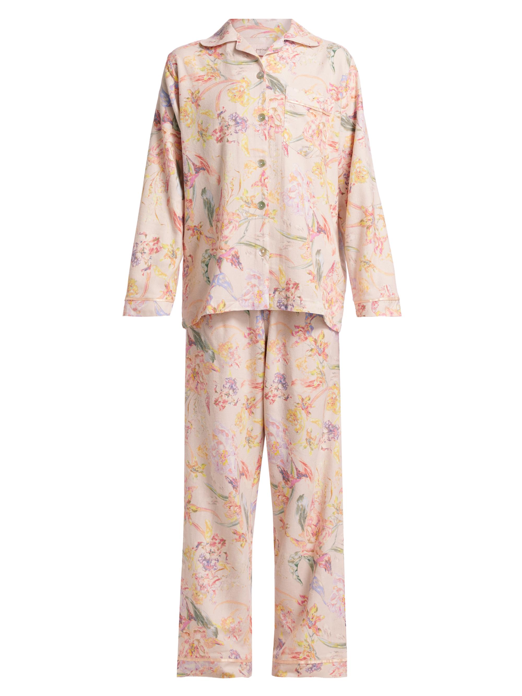 Papinelle Women's Bailey Cosy Full Length Pajamas - Champagne