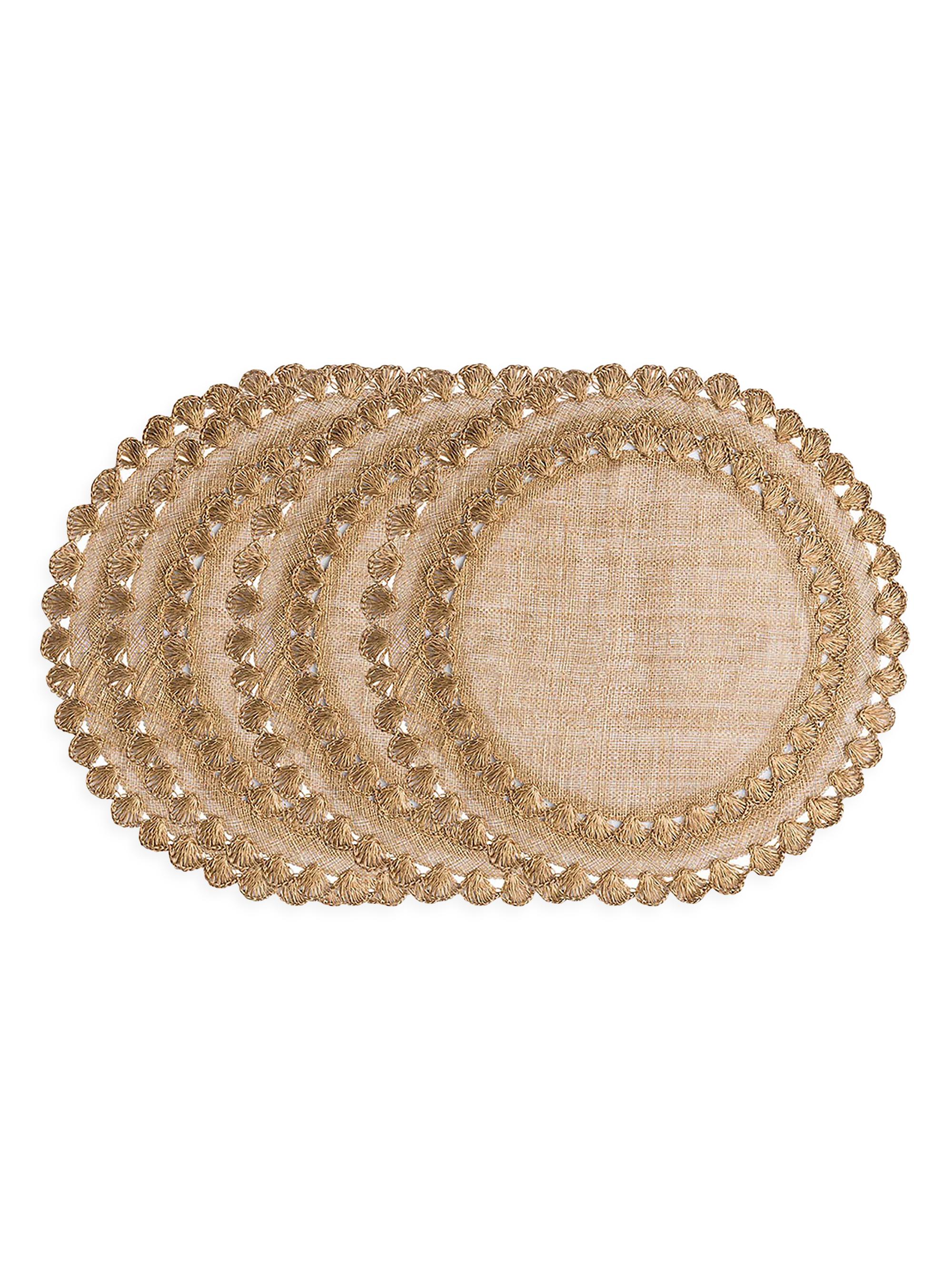 Juliska Isadora 4-Piece Placemat Set - Gold