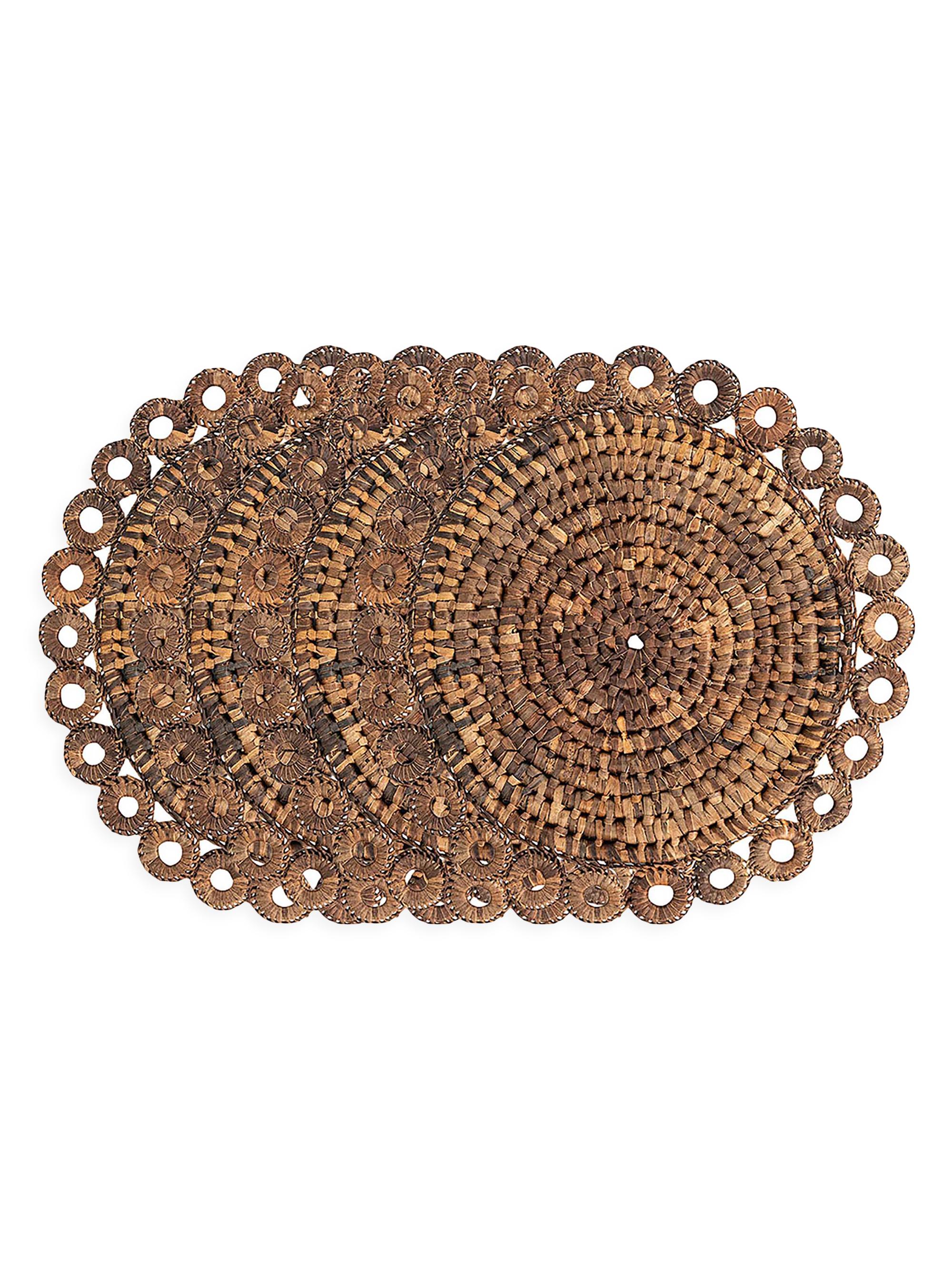 Juliska Rustic Ring 4-Piece Placemat Set - Natural
