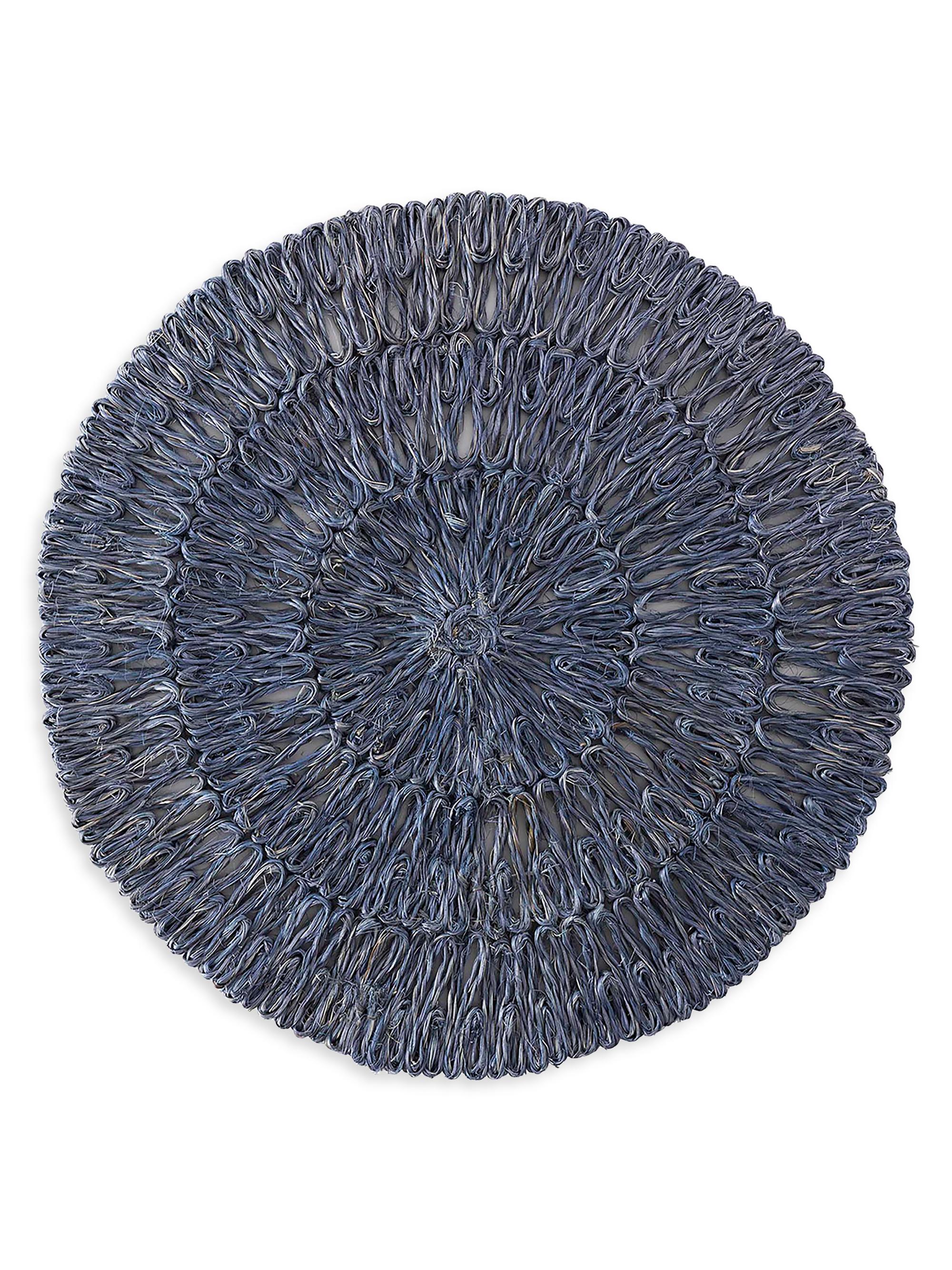 Juliska Straw Loop 4-Piece Placemat Set - Delft Blue