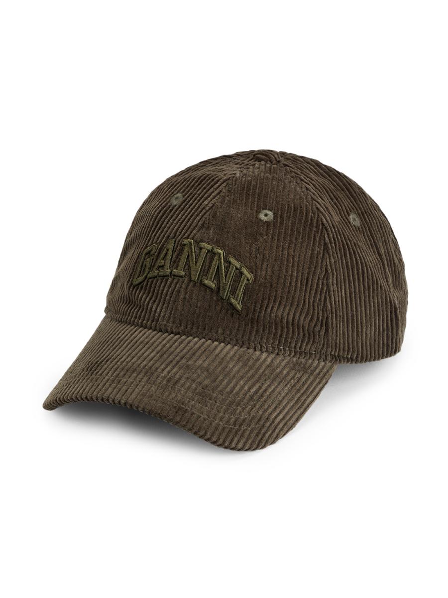 キャップ Ganni Slate Cotton Baseball Cap Ganni Slate Cotton Baseball Cap In Black | ModeSens
