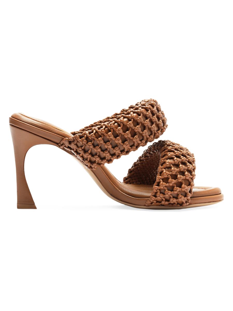 Alexandre Birman Lilla 85MM Woven Leather Sandals | Saks