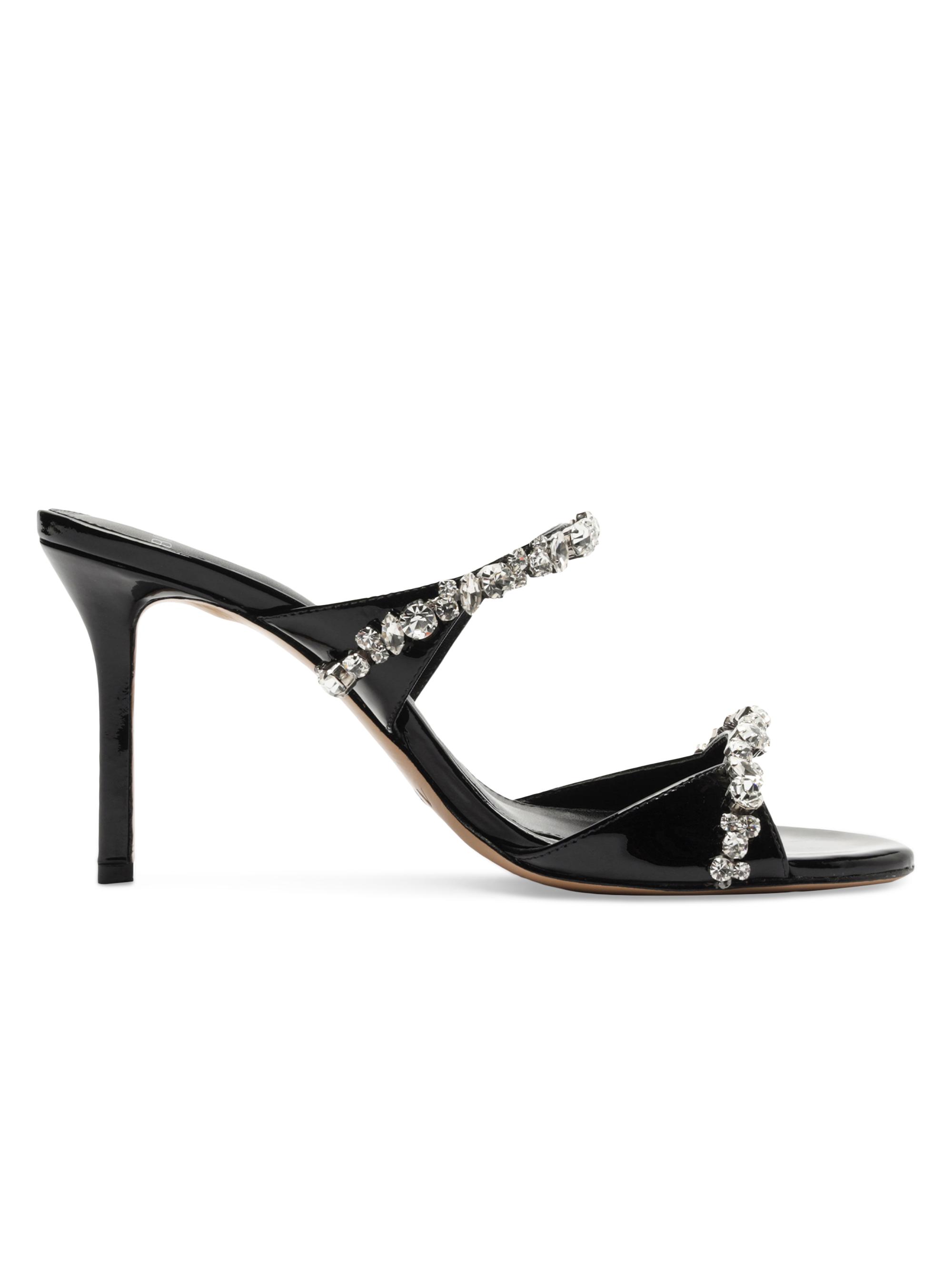 Alexandre Birman Women's Gianna 85MM Crystal-Embellished Sandals - Black