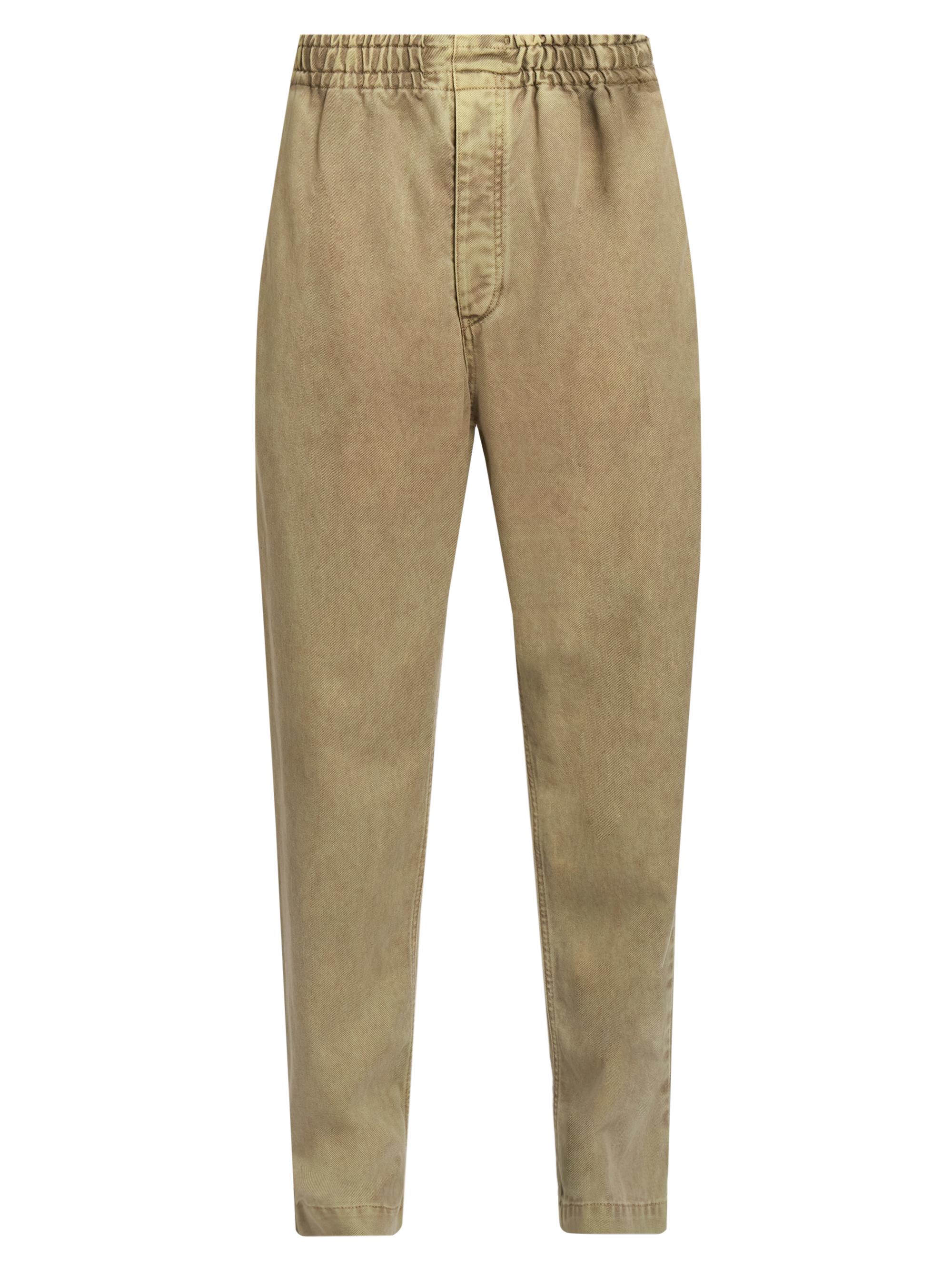 Isabel Marant Men's Timeo Elasticized-Waist Pants - Light Khaki