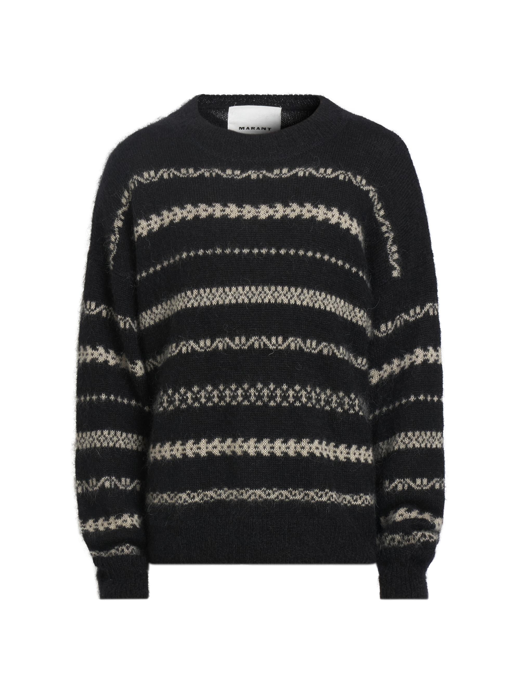 ISABEL MARANT / ニット・セーター(厚手)/34/ウール/ブラック Isabel Marant Amory Mohair-Blend Crewneck Sweater | Saks Fifth Avenue