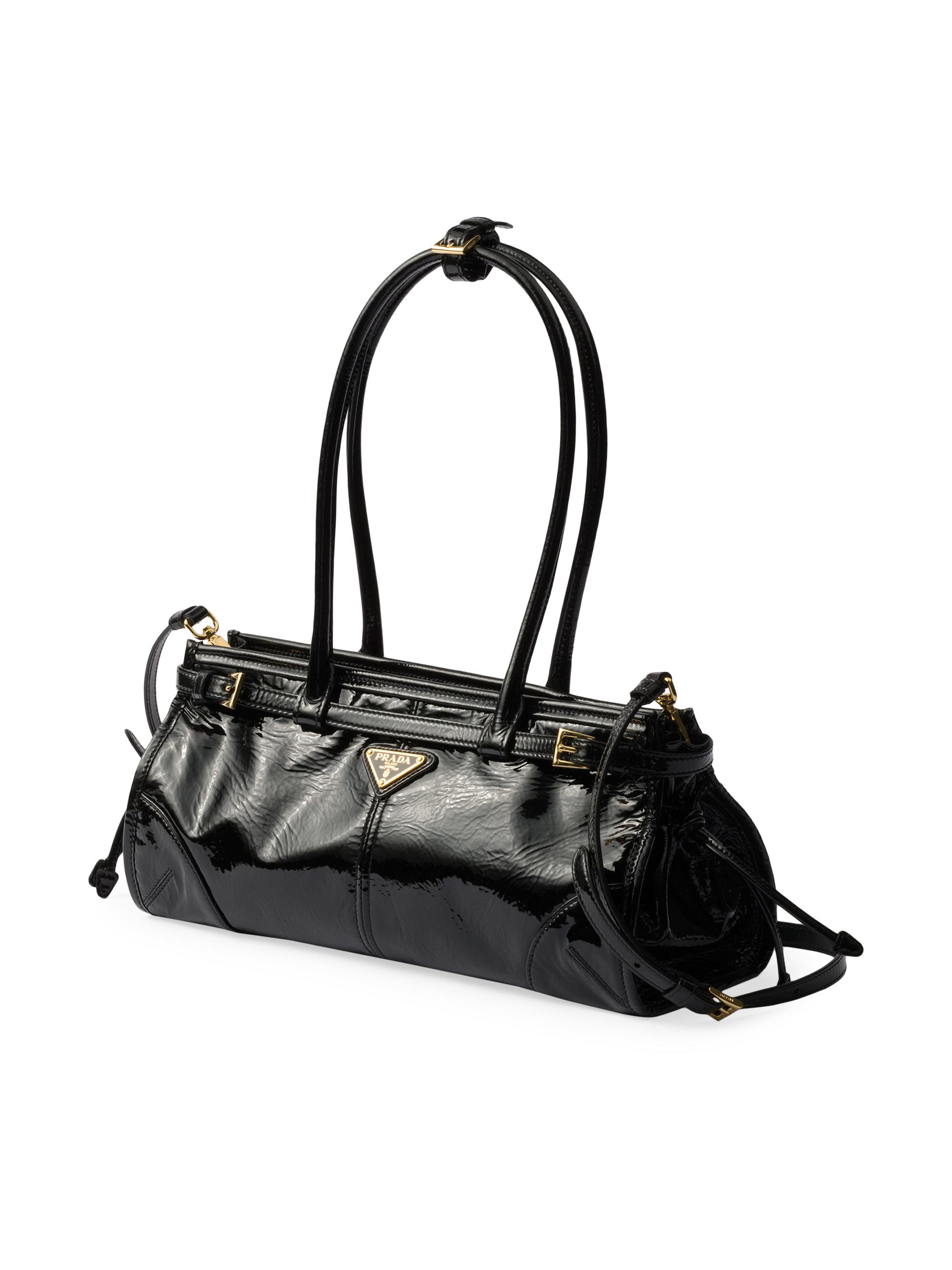 Prada Medium Naplak Patent Leather Handbag | Saks Fifth Avenue