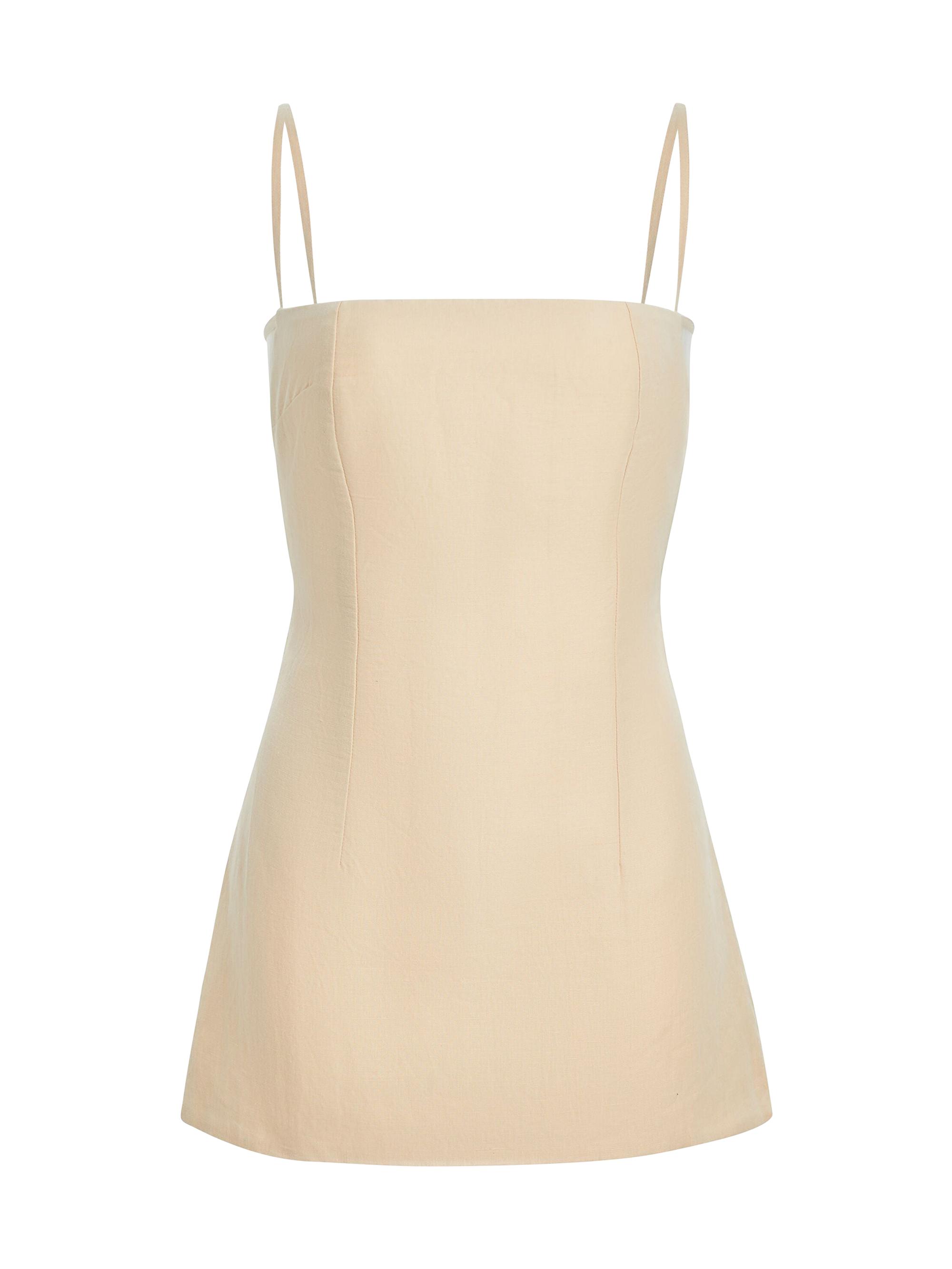 Ser.o.ya Women's Leonora Linen Mini Dress - Linen Beige