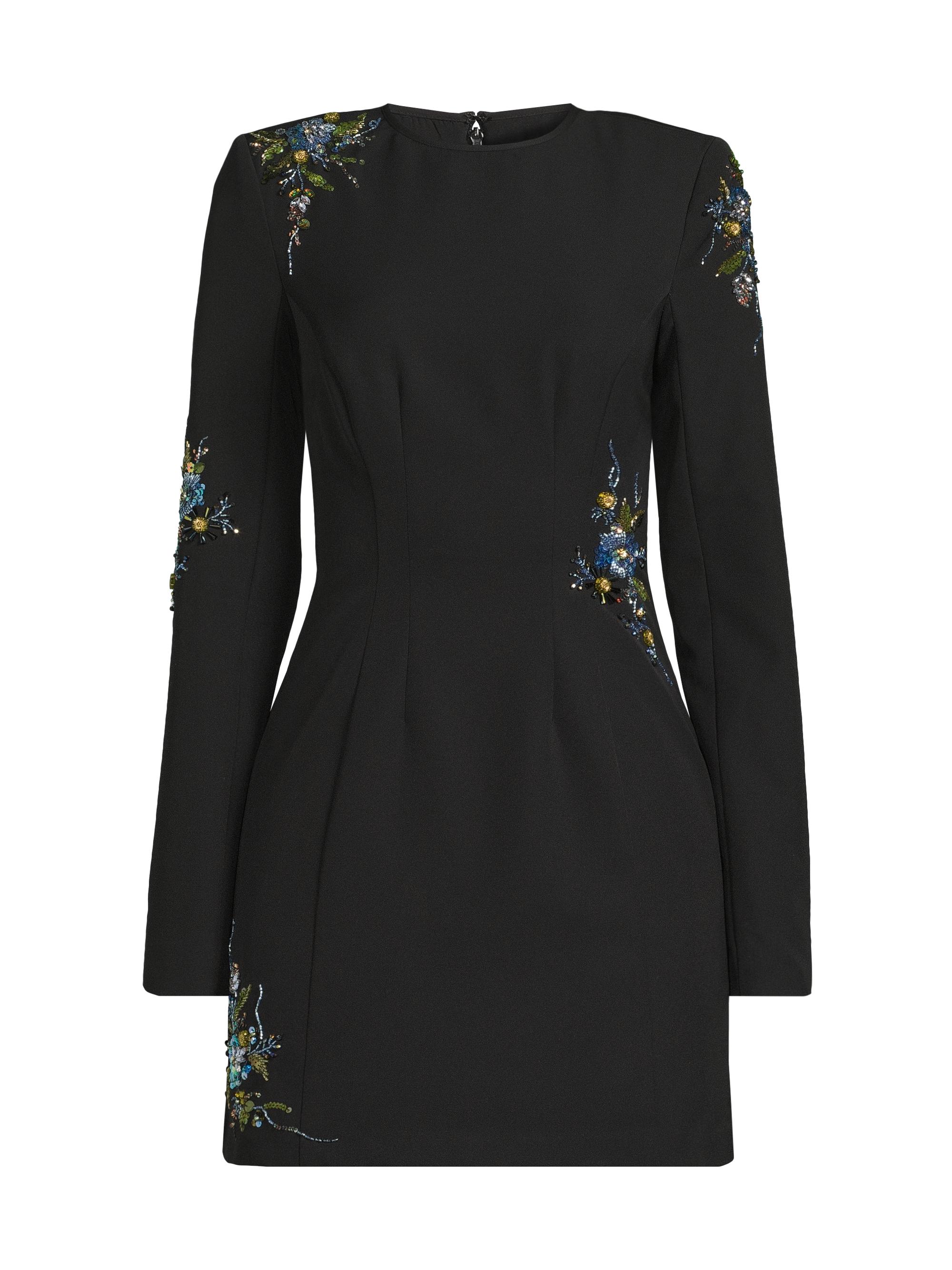 One33 Social Women's Tailored Embellished Minidress - Black