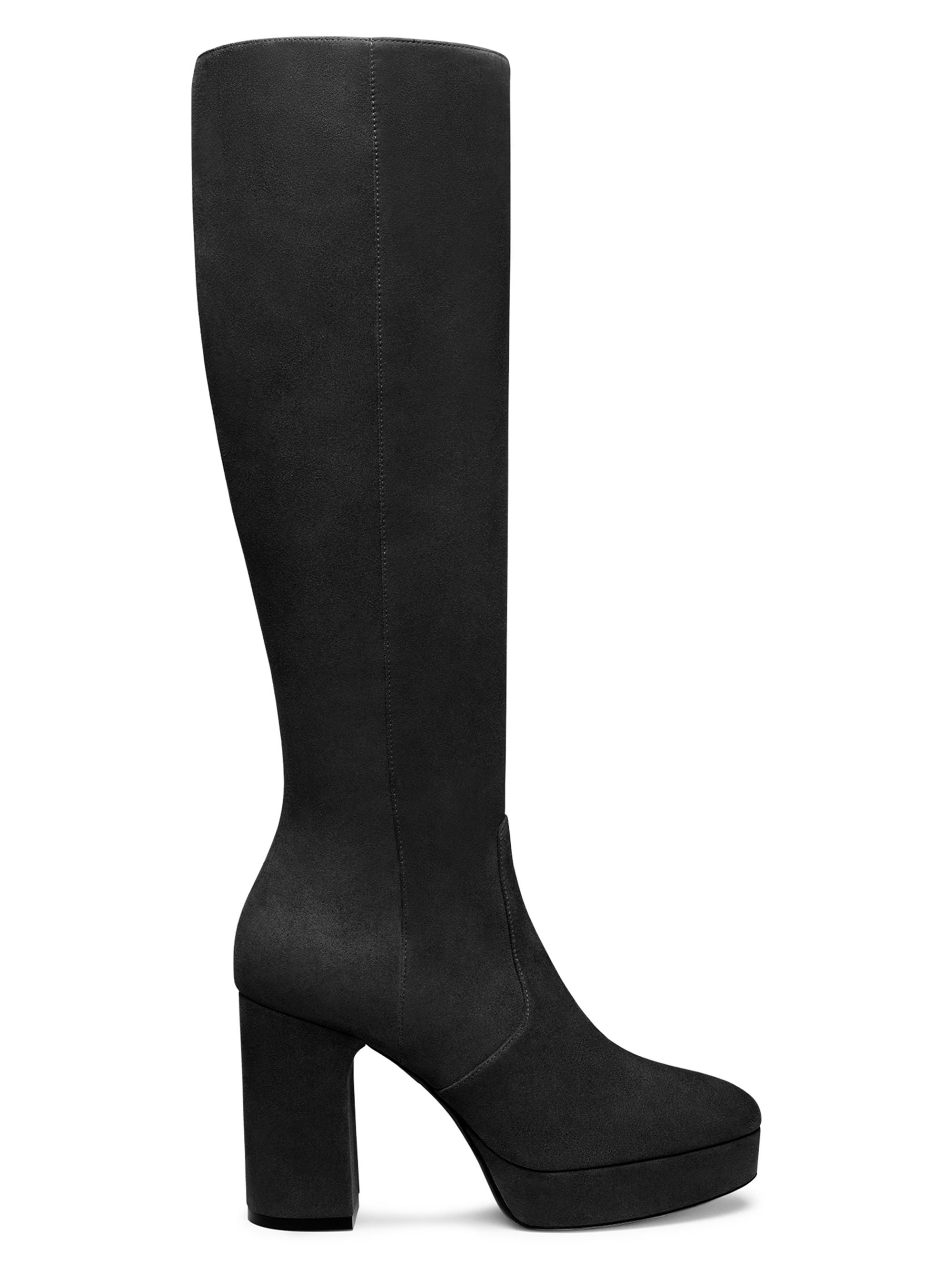 Stuart Weitzman Dayna 100MM Suede Platform Boots | Saks Fifth Avenue