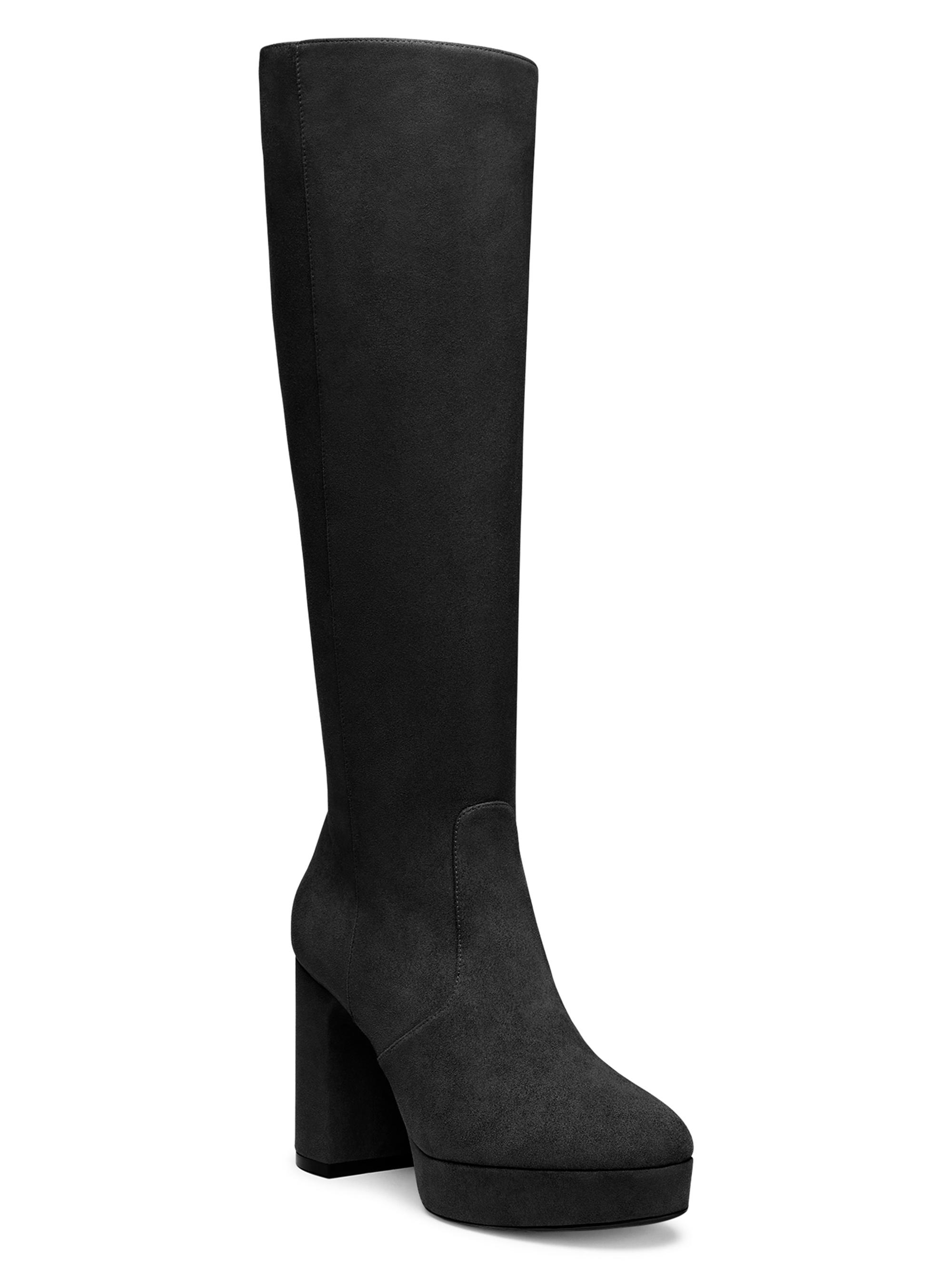 Stuart Weitzman Dayna 100MM Suede Platform Boots | Saks Fifth Avenue