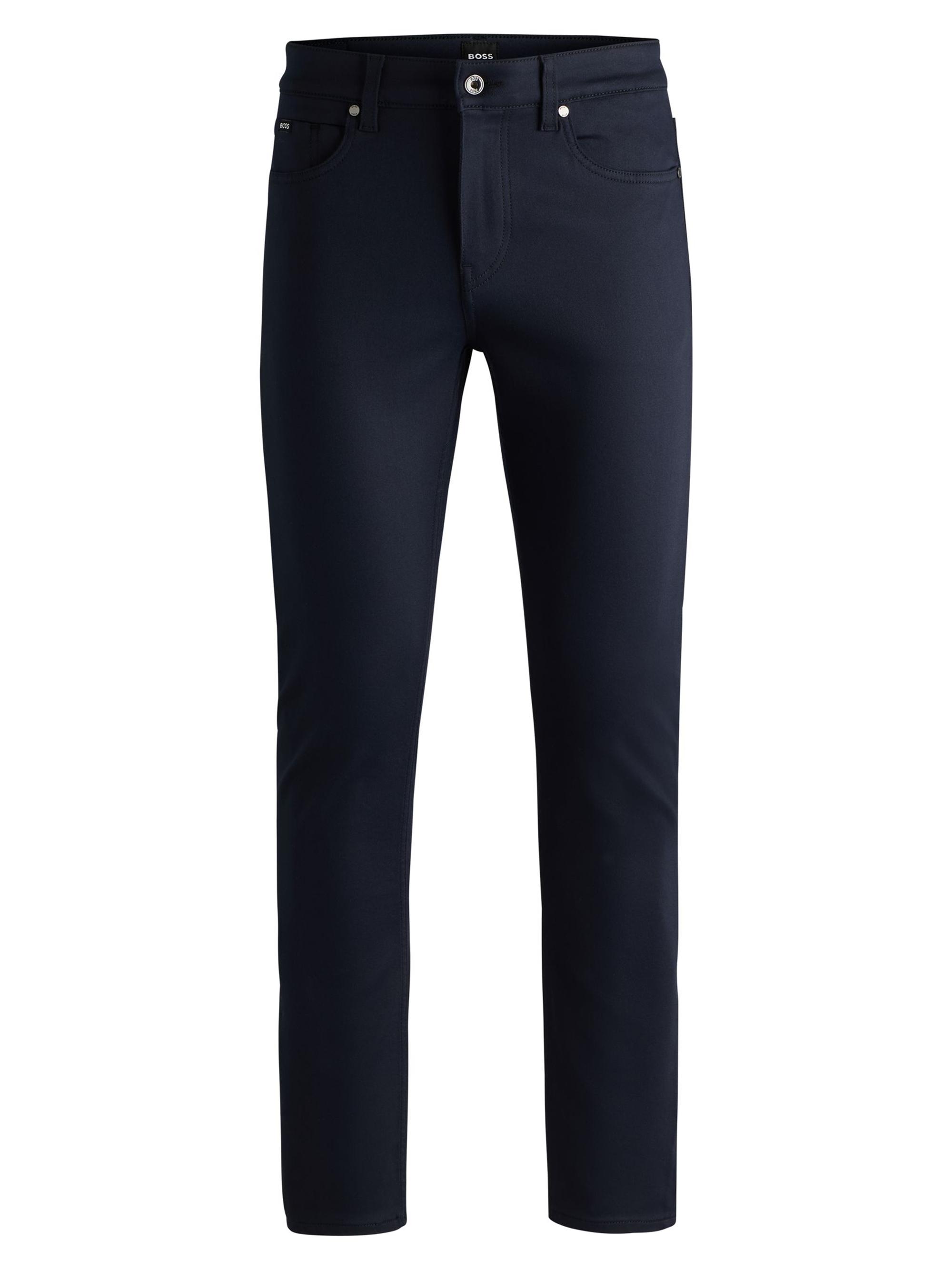 BOSS Men's Slim Fit Jeans in Performance Stretch Denim - Dark Blue