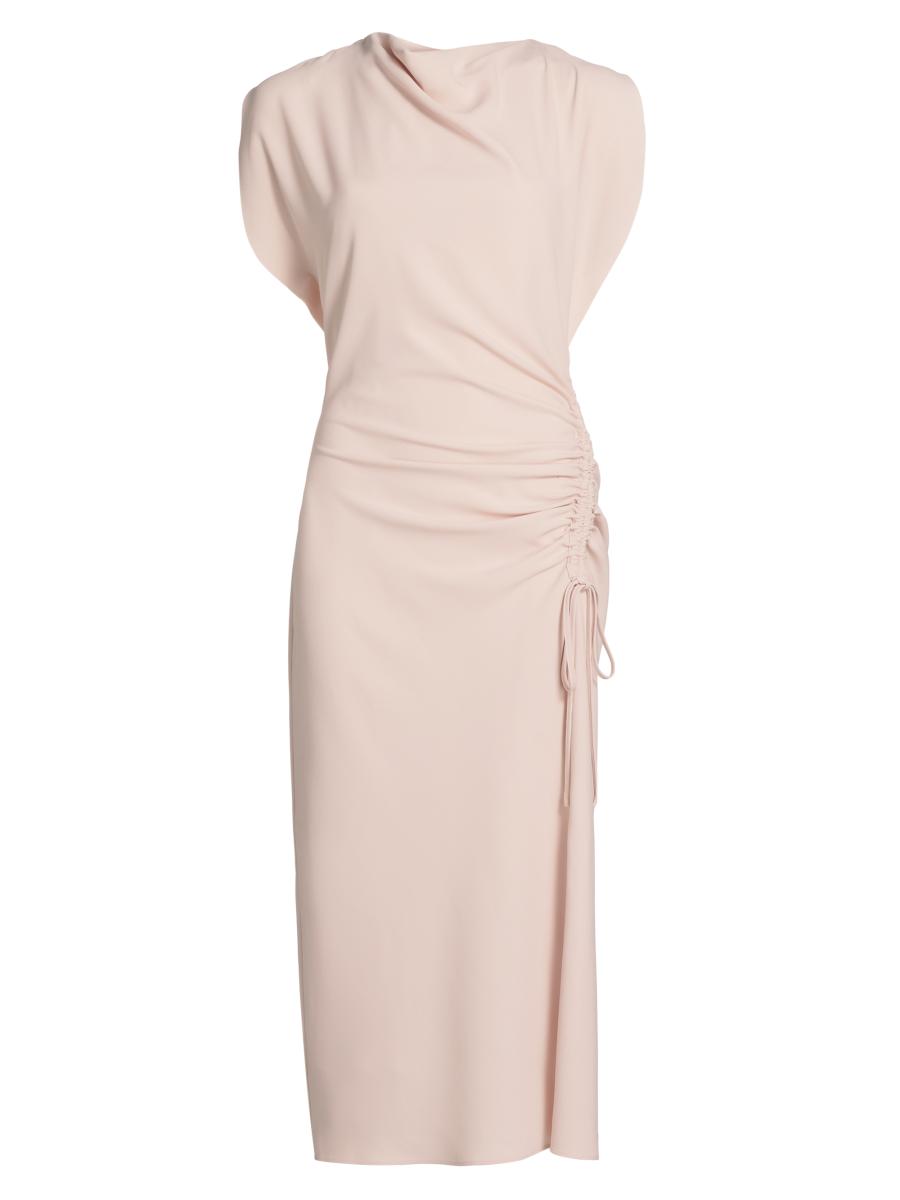Reiss Bonnie Side Drape Midi-Dress | Saks Fifth Avenue