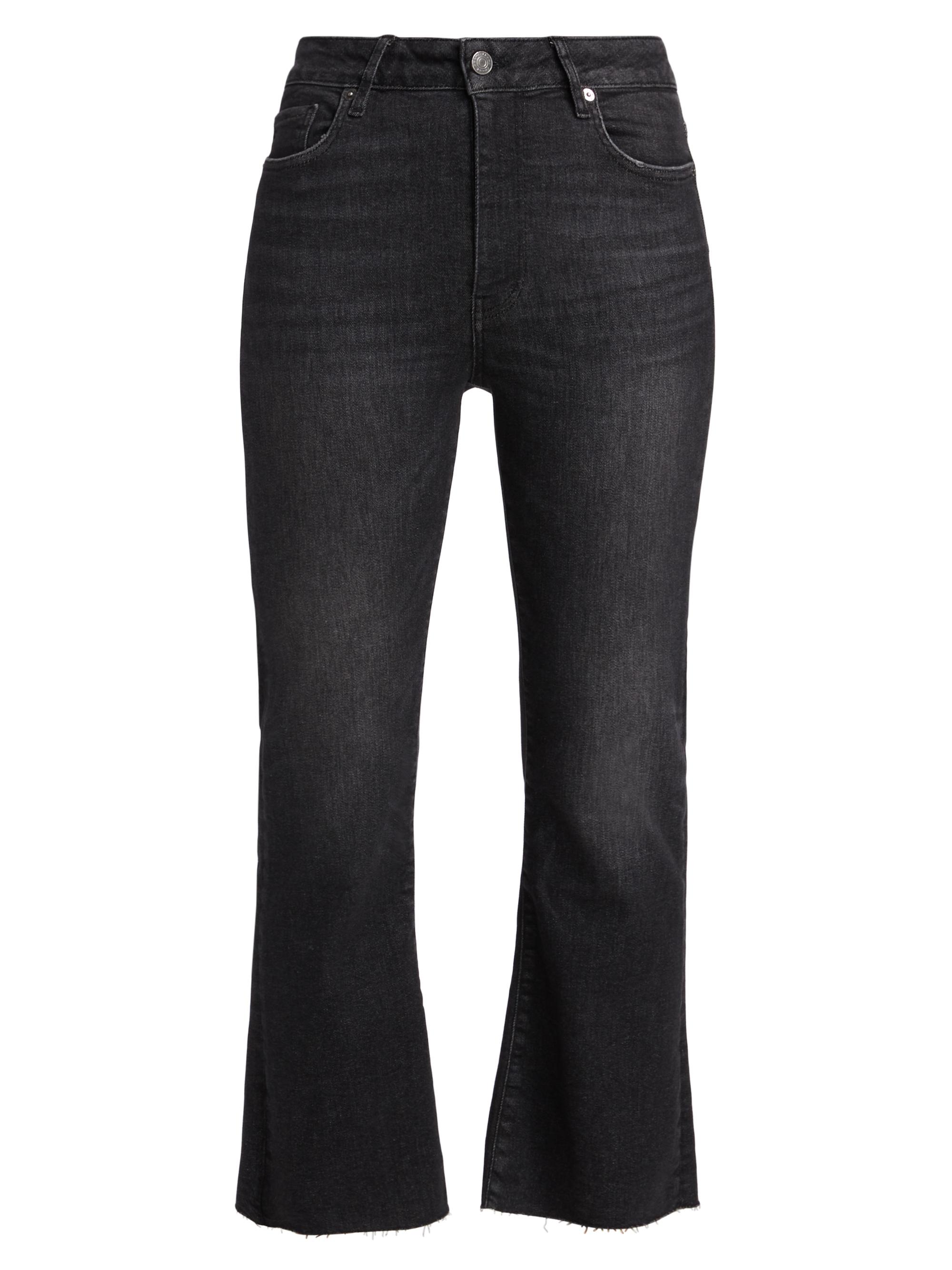 Frame Women's Le Crop Mini Boot High-Waist Raw-Hem Jeans - Claudius