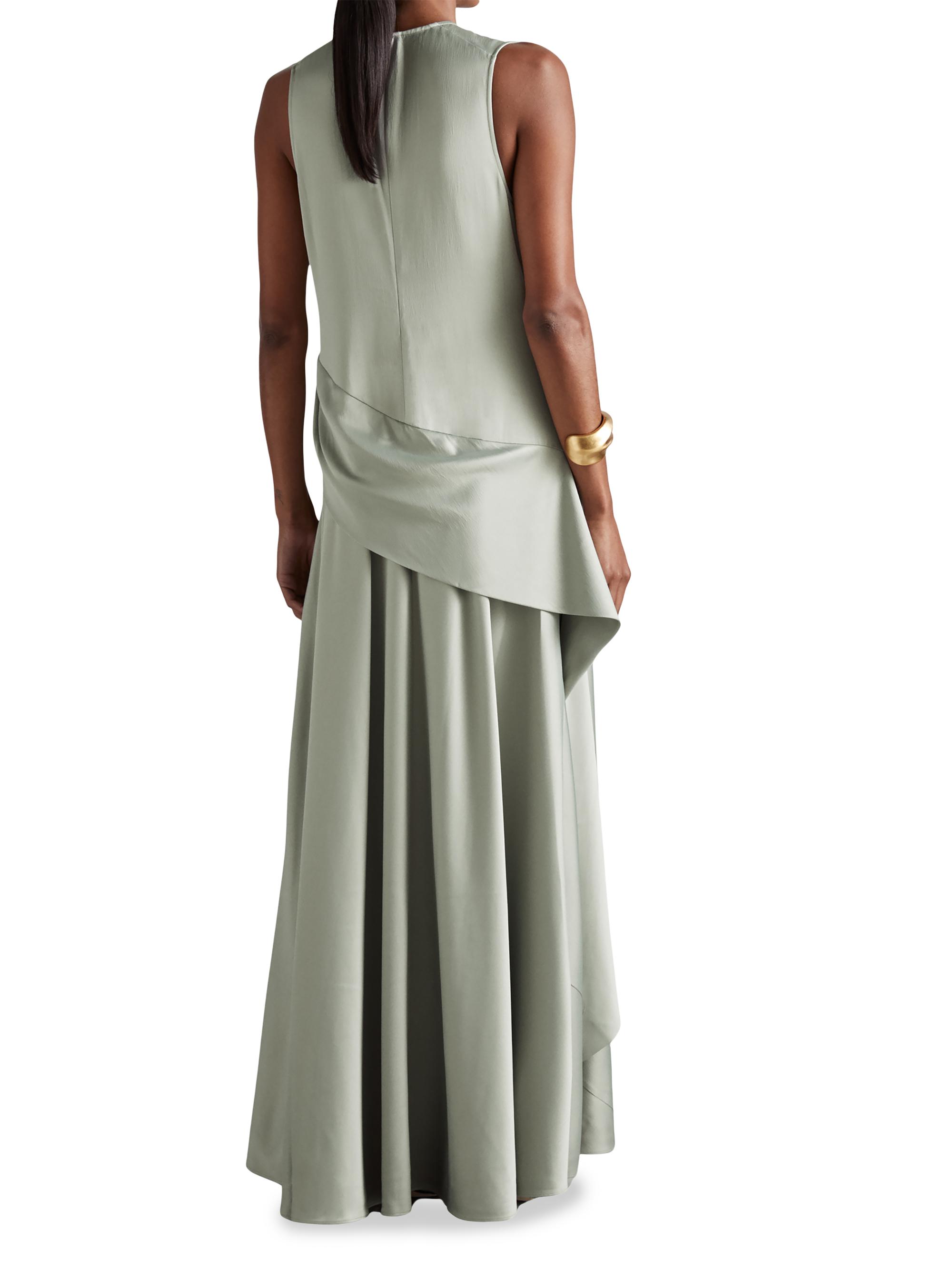knee length dresses for ladies Quincy Halter Maxi Dress With Hardware - Ivory