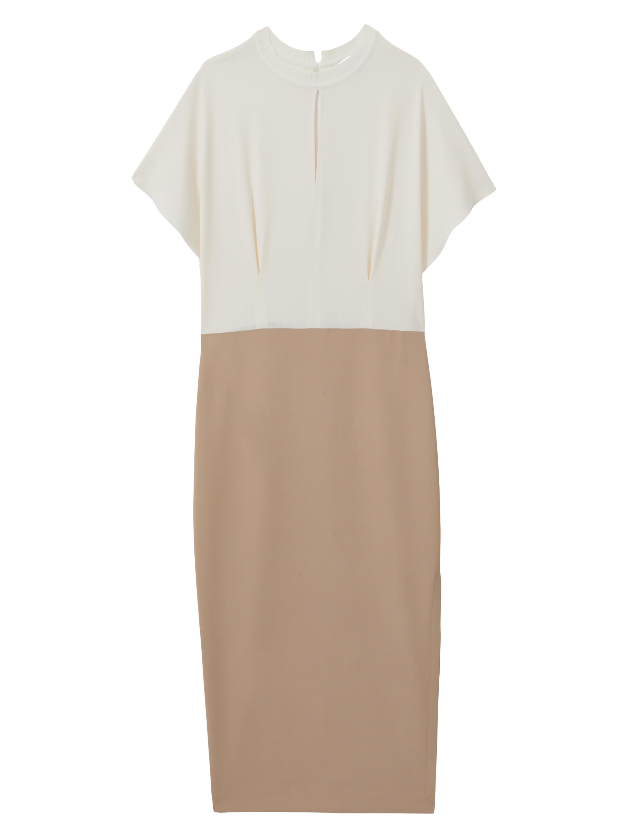 Reiss Women's Miller Colorblock Midi-Dress -  Stone