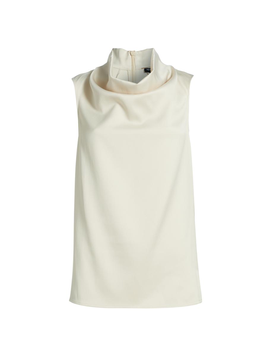 売れ筋商品|||スティーブ マデン カットソー トップス レディース Women's Meera Cotton Crewneck Eyelet Top Antique MEERA TOP White Long-Sleeved Eyelet Cropped Top | Women's