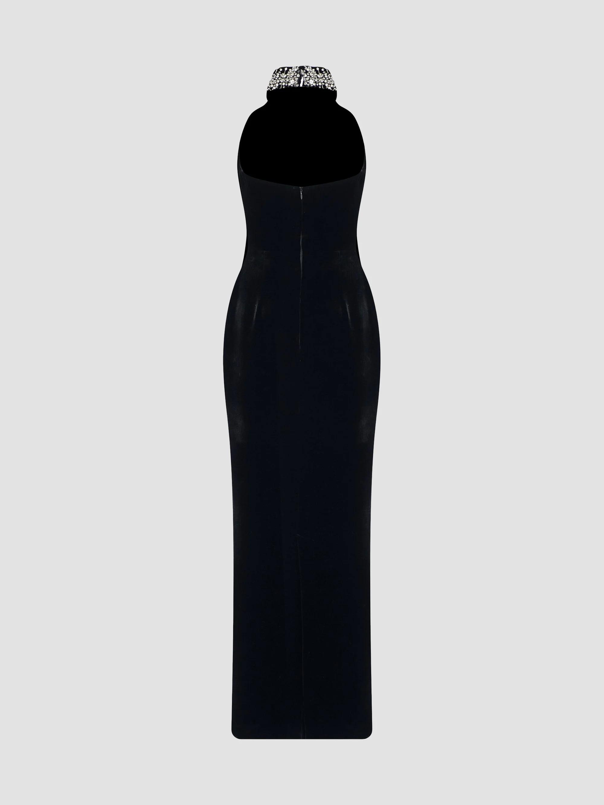 The New Arrivals Ilkyaz Ozel Hemingway Crystal-Embellished Silk