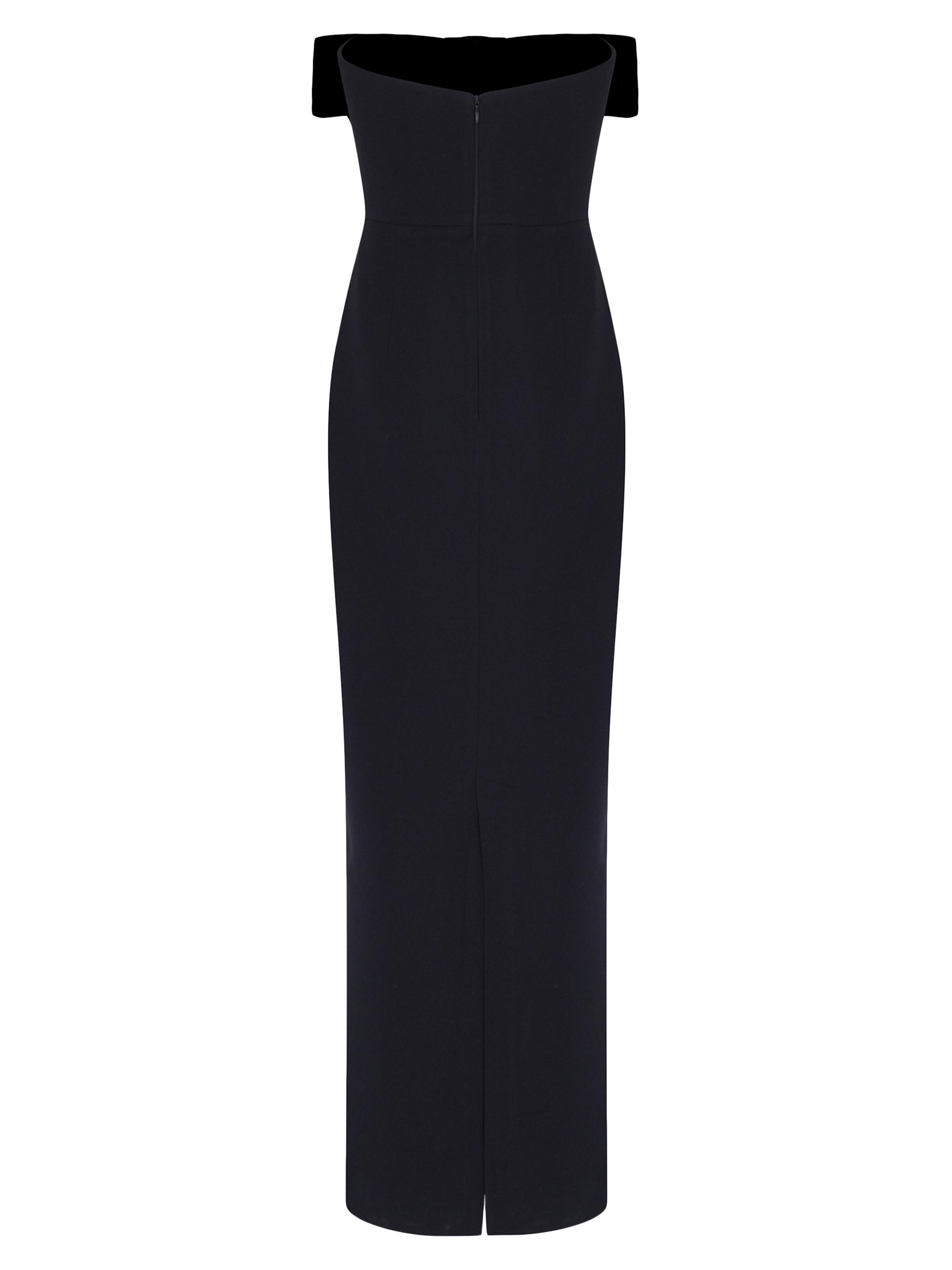 morticia chez castel silk dress Leather look Morticia Addams dress with Wizard sleeves and scoop neck, various hem and neck lines available made to measure