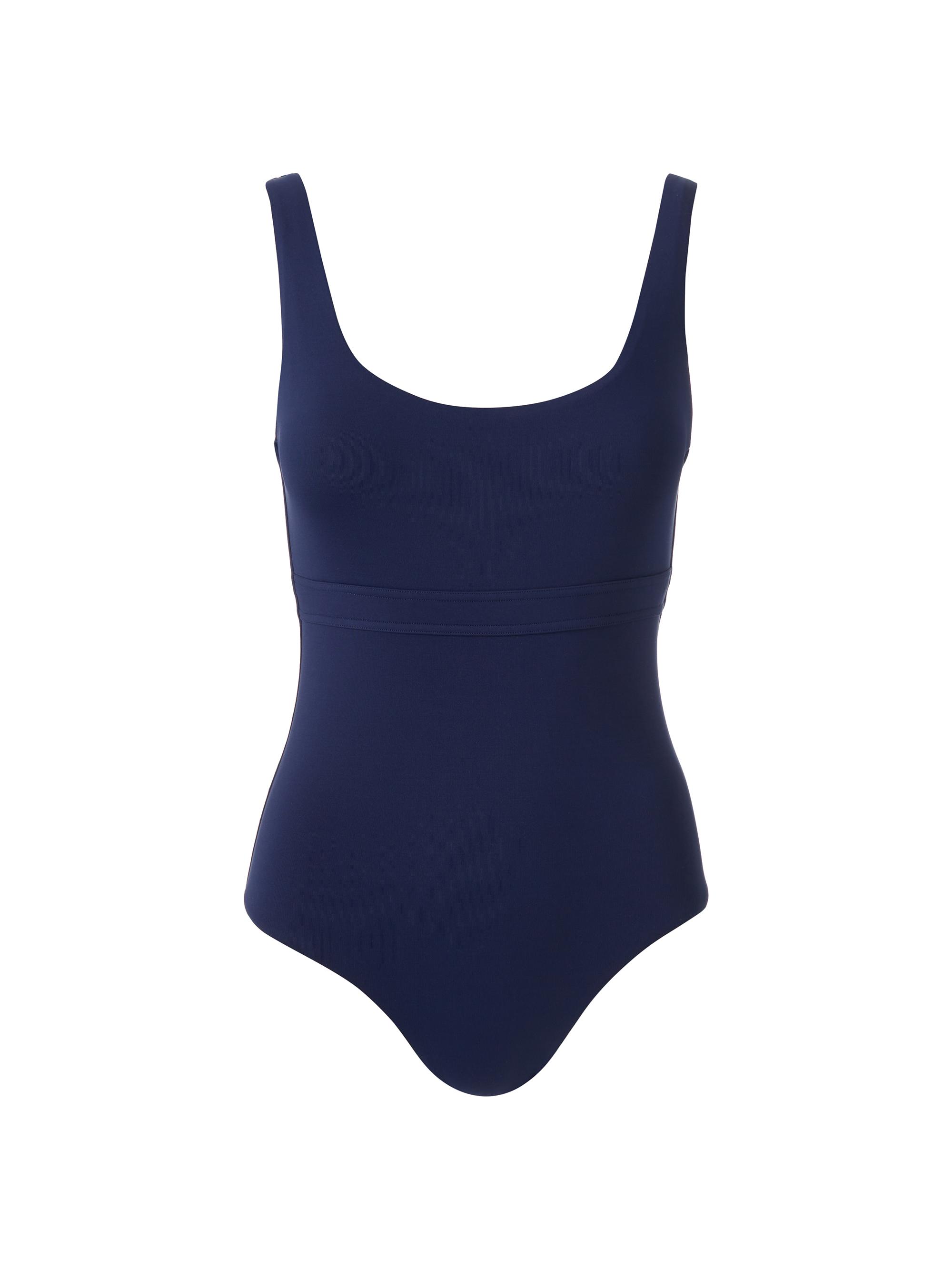 Melissa Odabash Women's Kos Scoopneck One-Piece Swimsuit - Navy