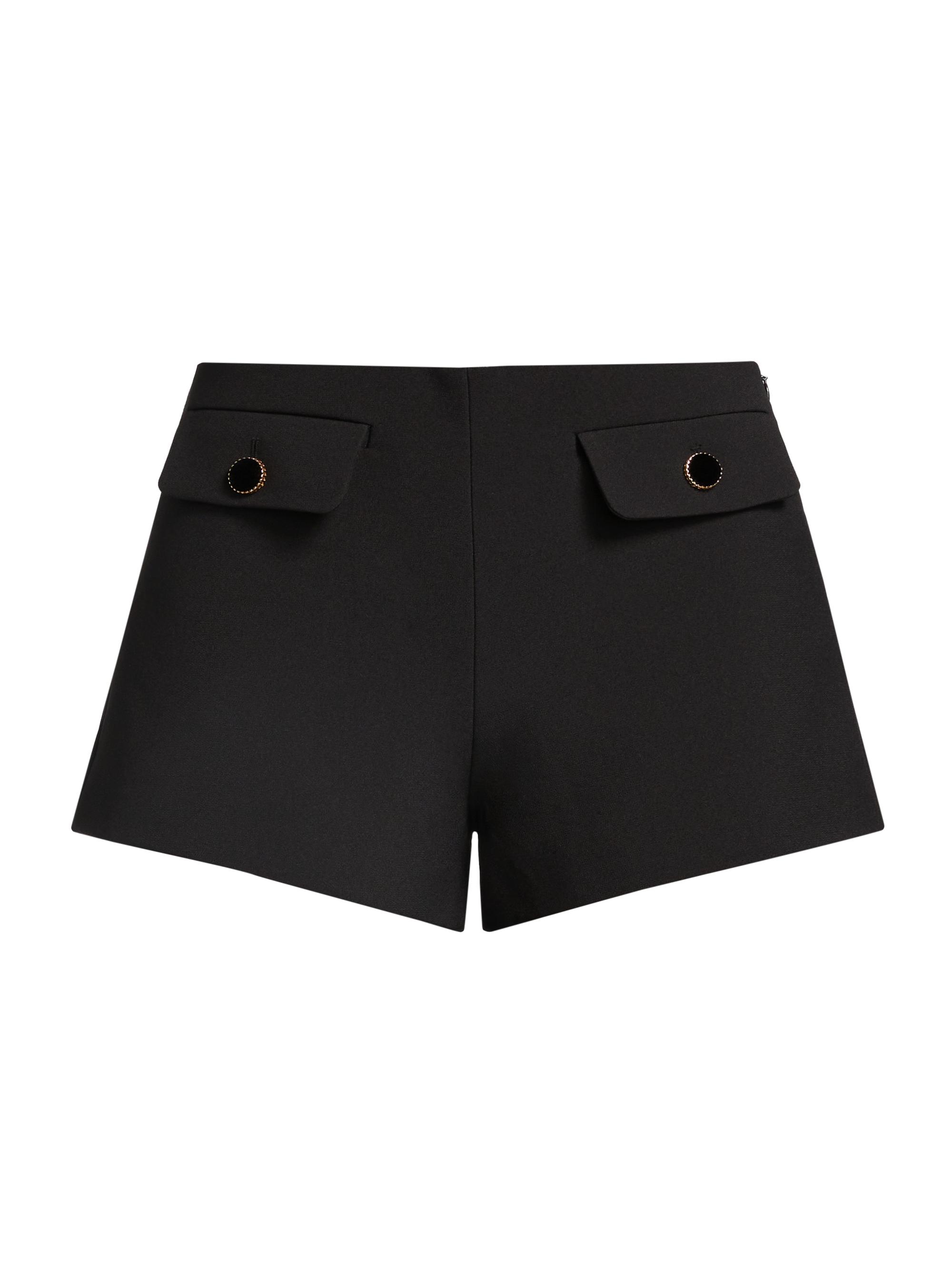 Ronny Kobo Women's Aneila Mid-Rise Shorts - Black