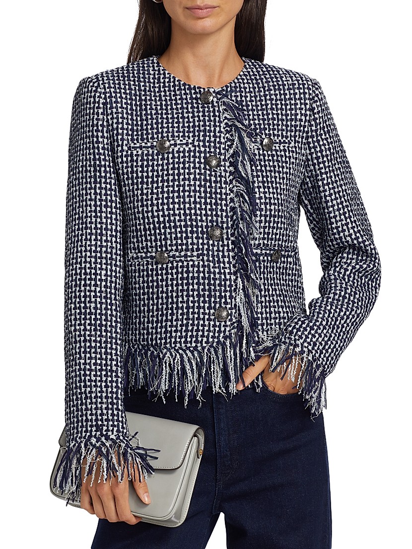 Shop If Only Studio Tweed Bouclé Jacket | Saks Fifth Avenue Shop If Only Studio Tweed Bouclé Jacket | Saks Fifth Avenue