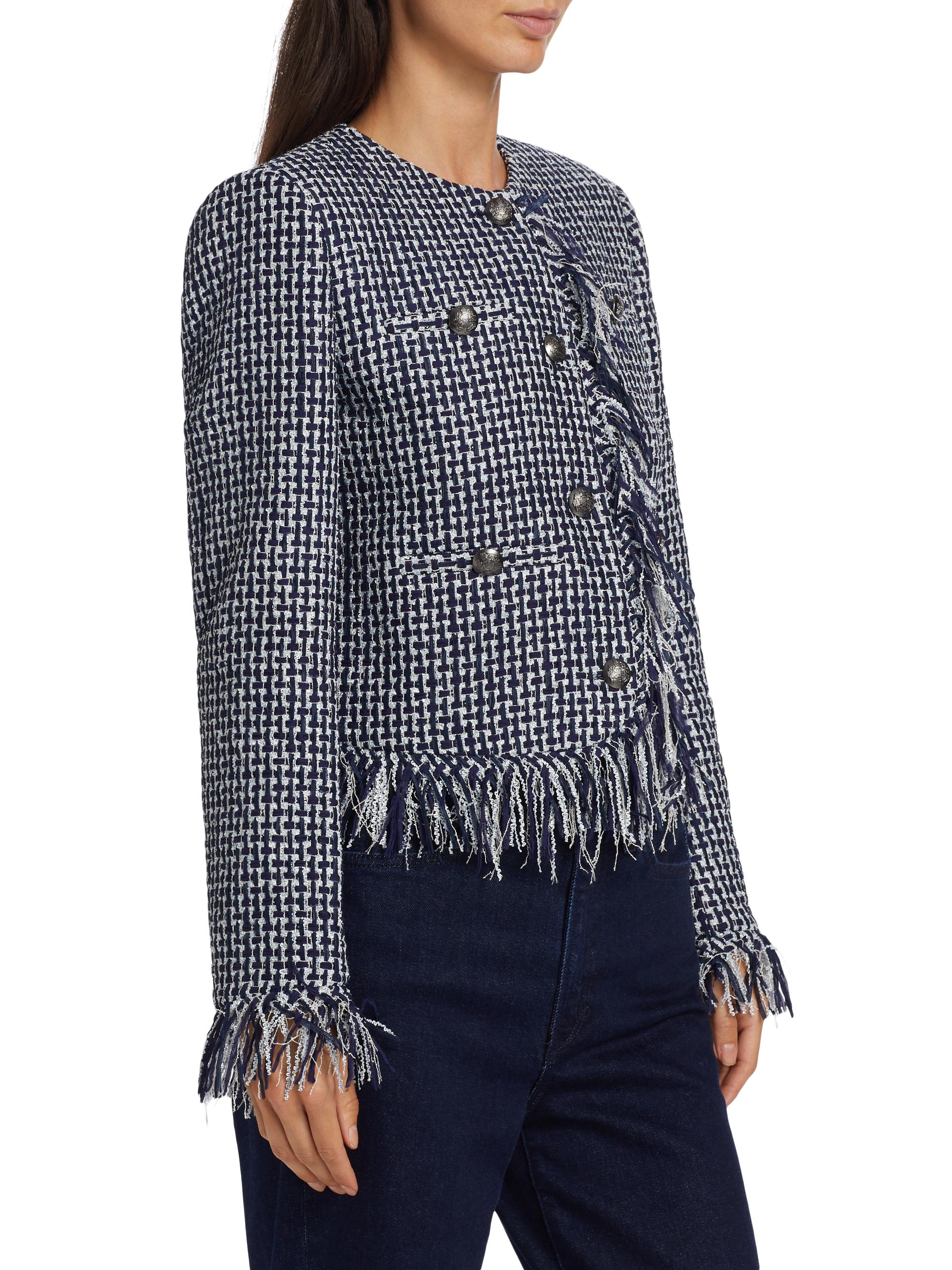 If Only Studio Tweed Bouclé Jacket | Saks Fifth Avenue