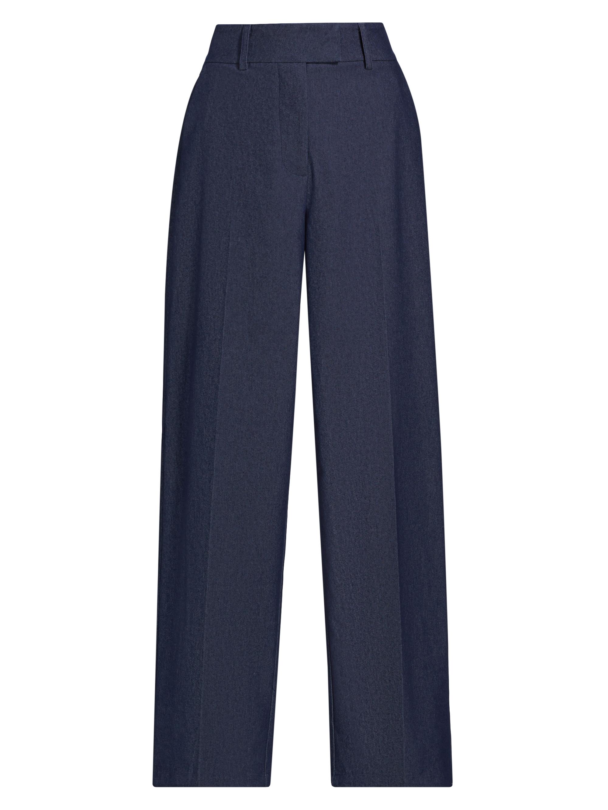 If Only Studio Herringbone Linen-Blend Wide-Leg Pants | Saks Fifth