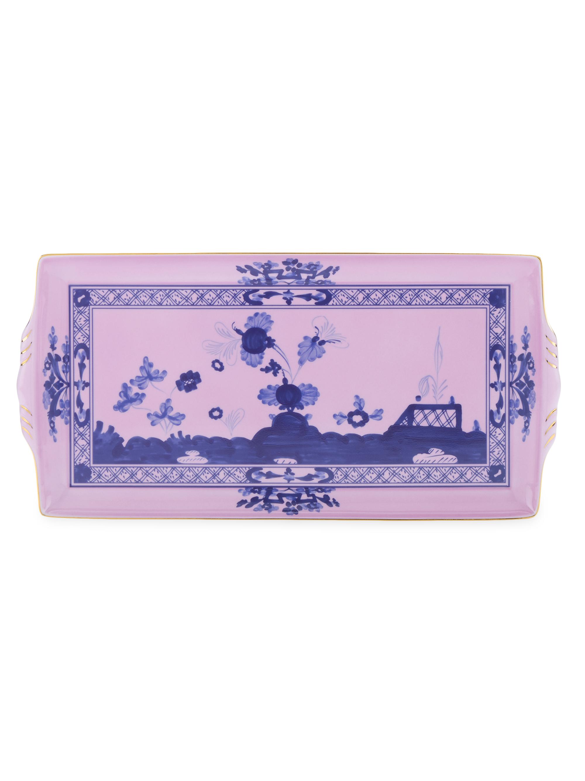 Ginori 1735 Tesori Oriente Italiano Tray - Pink