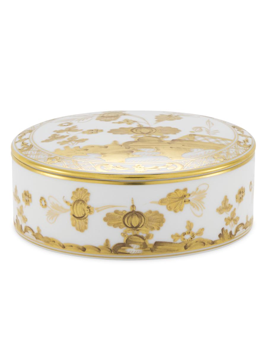 Ginori 1735 Tesori Oriente Italiano Round Lidded Box | Saks Fifth