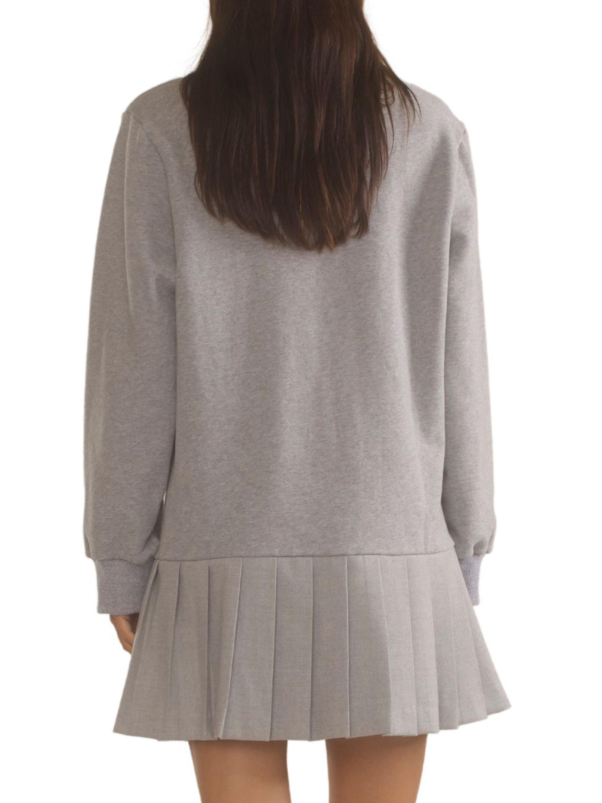 Cynthia Rowley Toggle Straps Long-Sleeve Sweatshirt Minidress