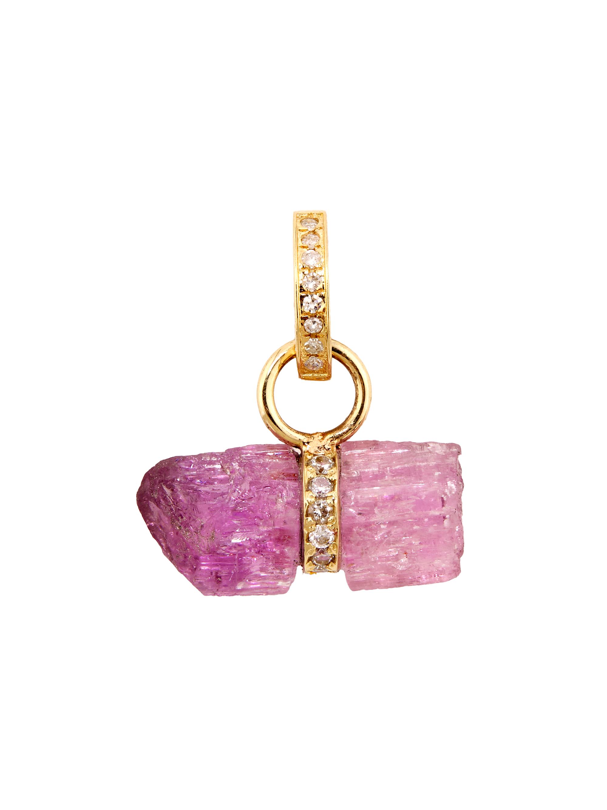 Jia Jia Women's 14K Yellow Gold, Tanzanite & 0.25 TCW Diamond Pendant Necklace - Pink