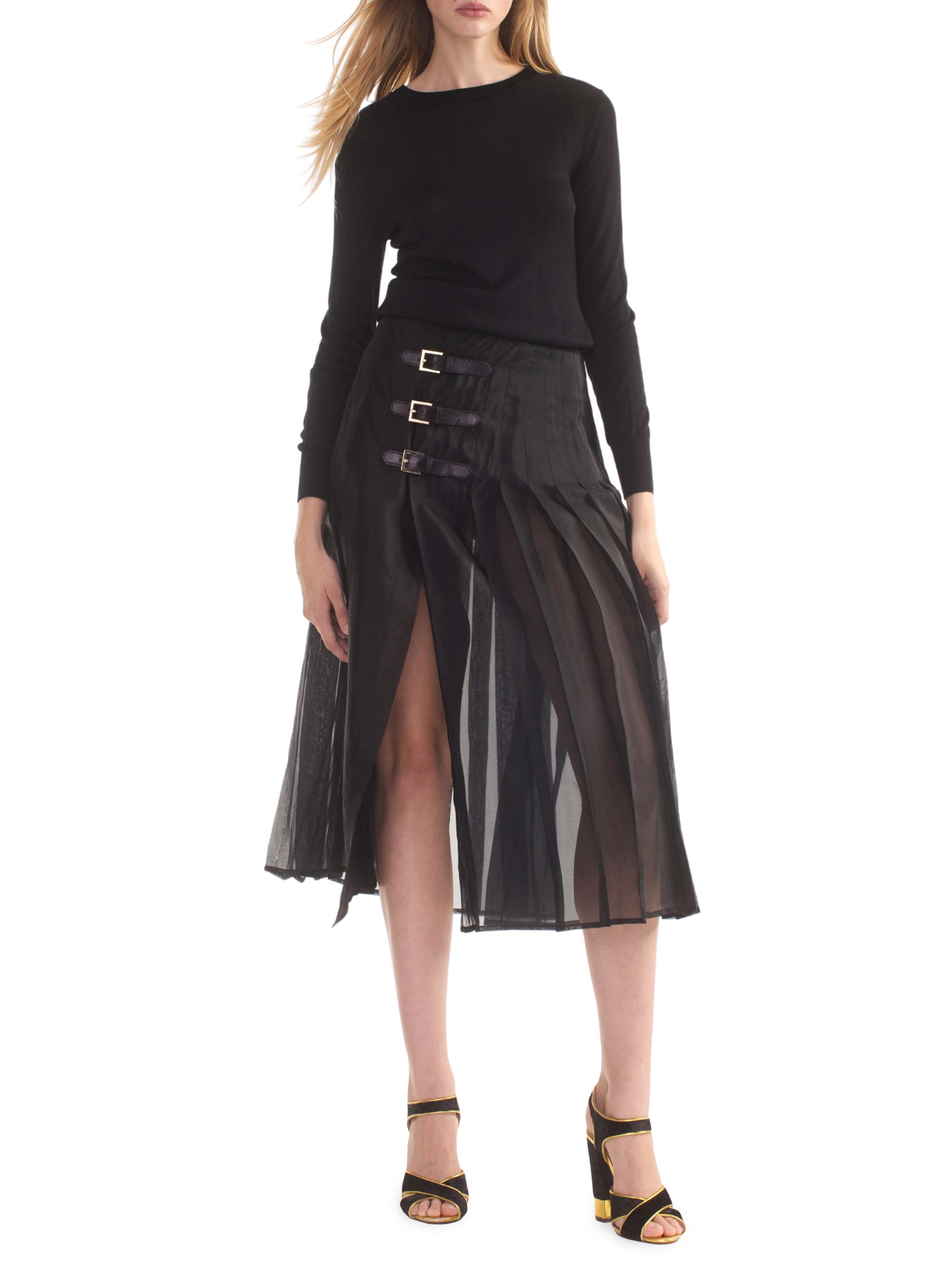 ロザリームーン Slit Pleated Skirt Slit Pleated Skirt - ROSARYMOON OFFICIAL WEB STORE