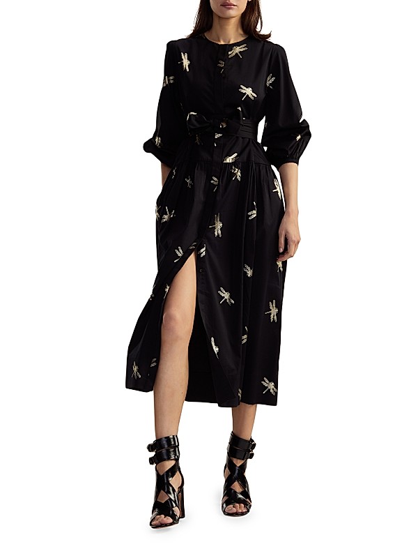 knee length dresses for ladies Peach Love Green Multi Maxi Dress