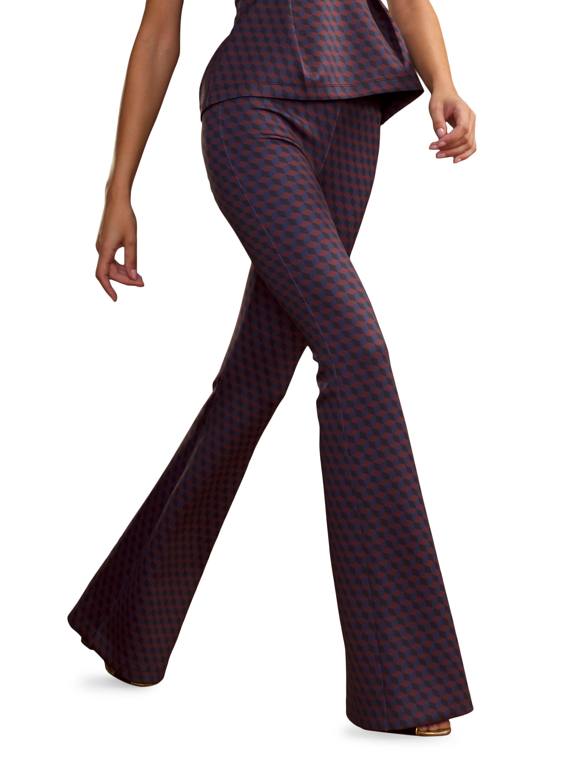 パンツ ApartmentThree High-WaistedFlareTrousers Cynthia Rowley Bonded Fit & Flare Pants | Saks Fifth Avenue