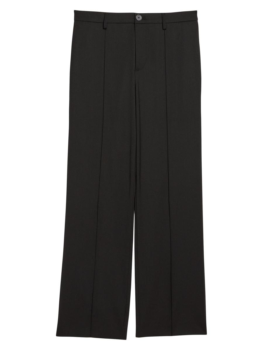 Helmut Lang Wool Relaxed Straight-Leg Trousers | Saks Fifth