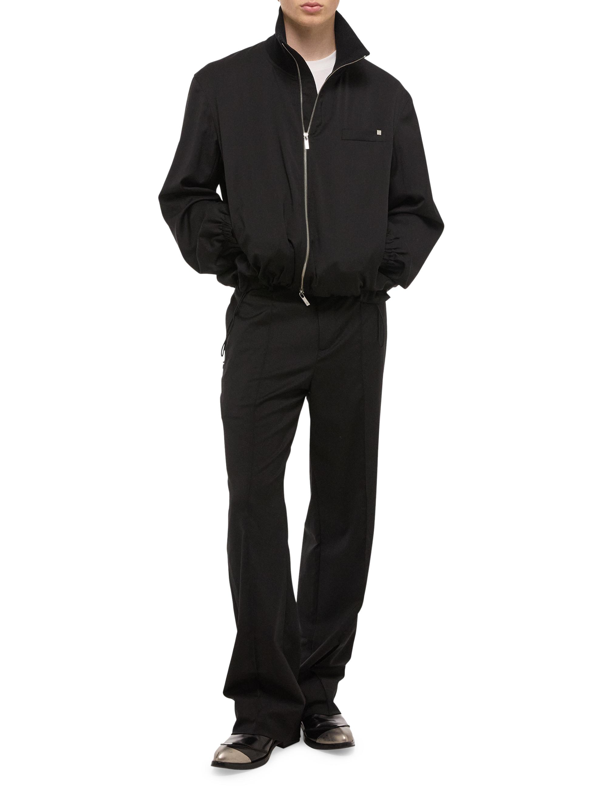 Helmut Lang Virgin Wool Zip-Up Bomber Jacket | Saks Fifth Avenue