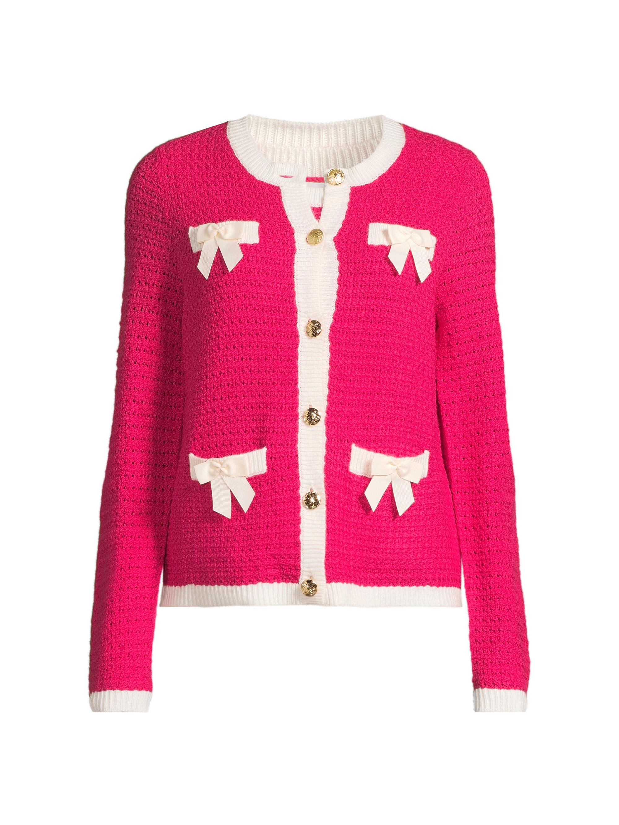 Lilly Pulitzer Women's Valoria Bow Sweater Set - Raspberry Rouge