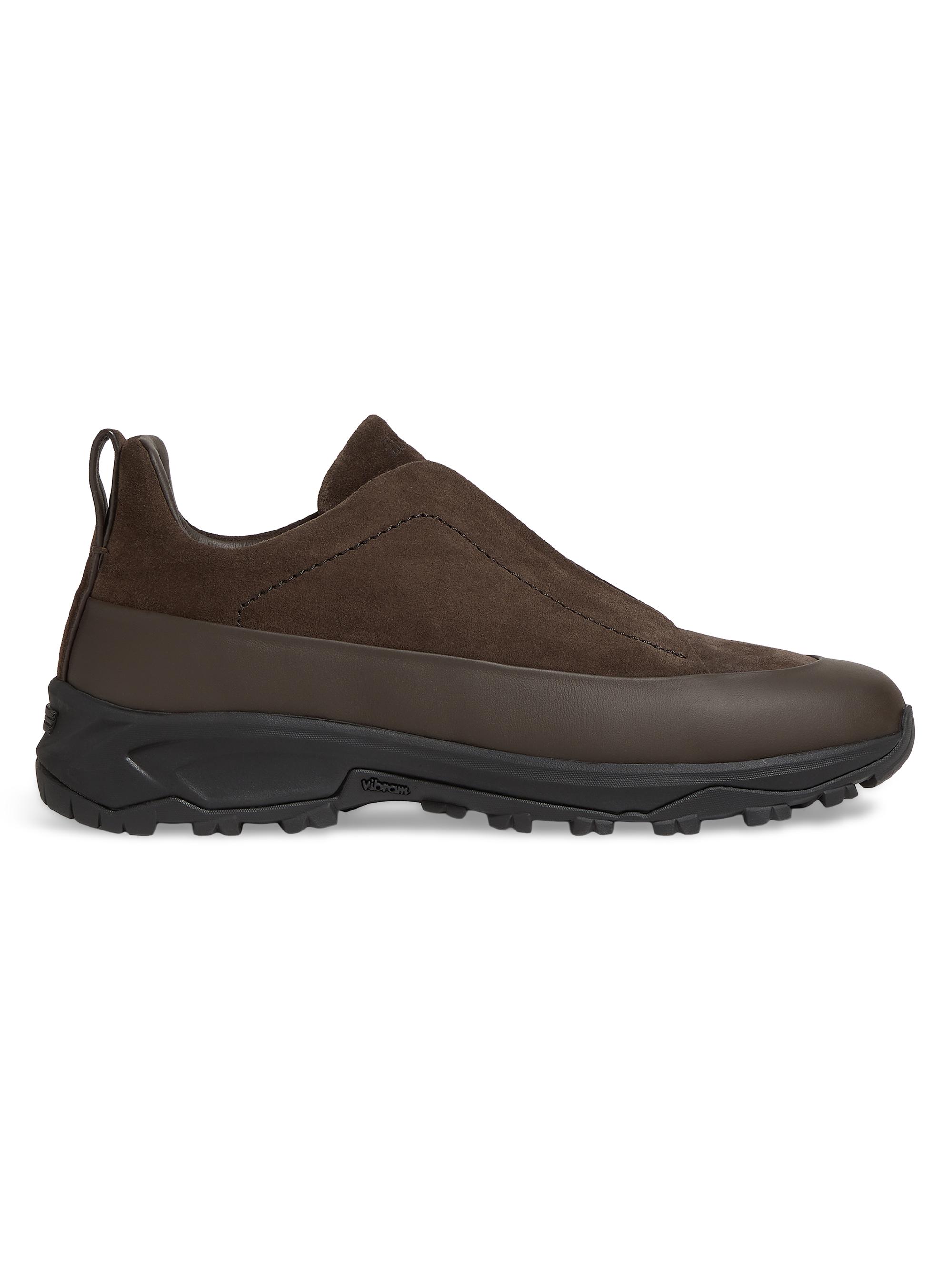 ZEGNA Suede Triple Stitch Monte Sneakers | Saks Fifth Avenue