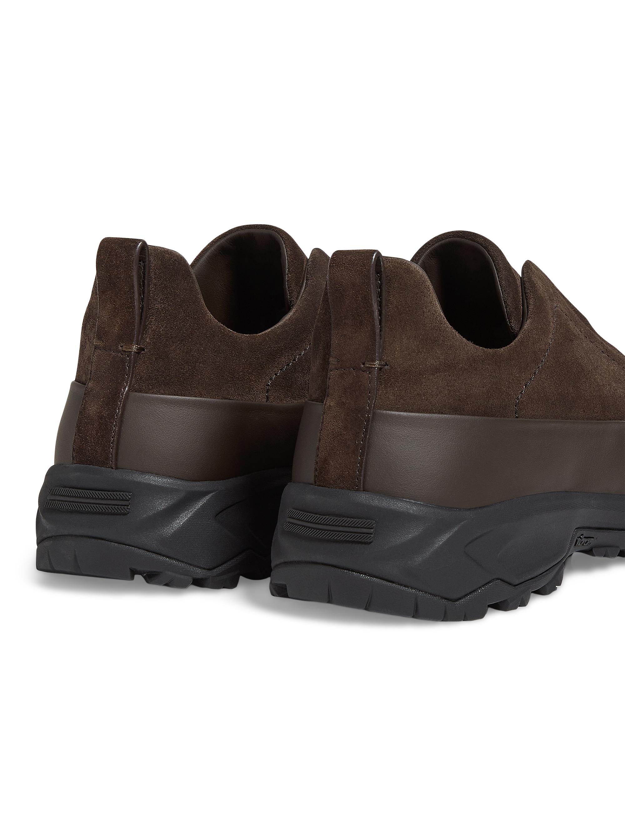 ZEGNA Suede Triple Stitch Monte Sneakers | Saks Fifth Avenue